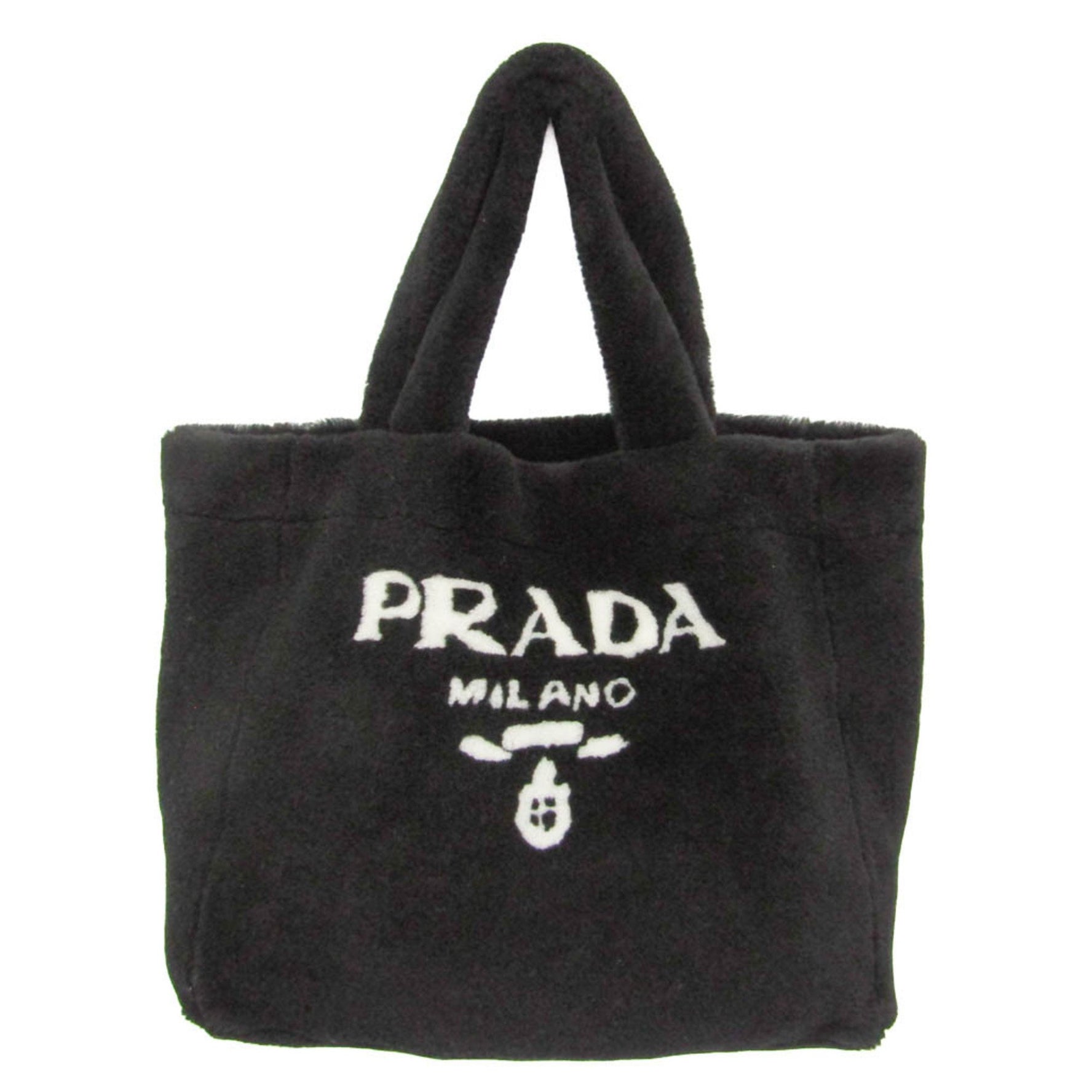 Prada MONTONE Women,Men Fur Tote Bag