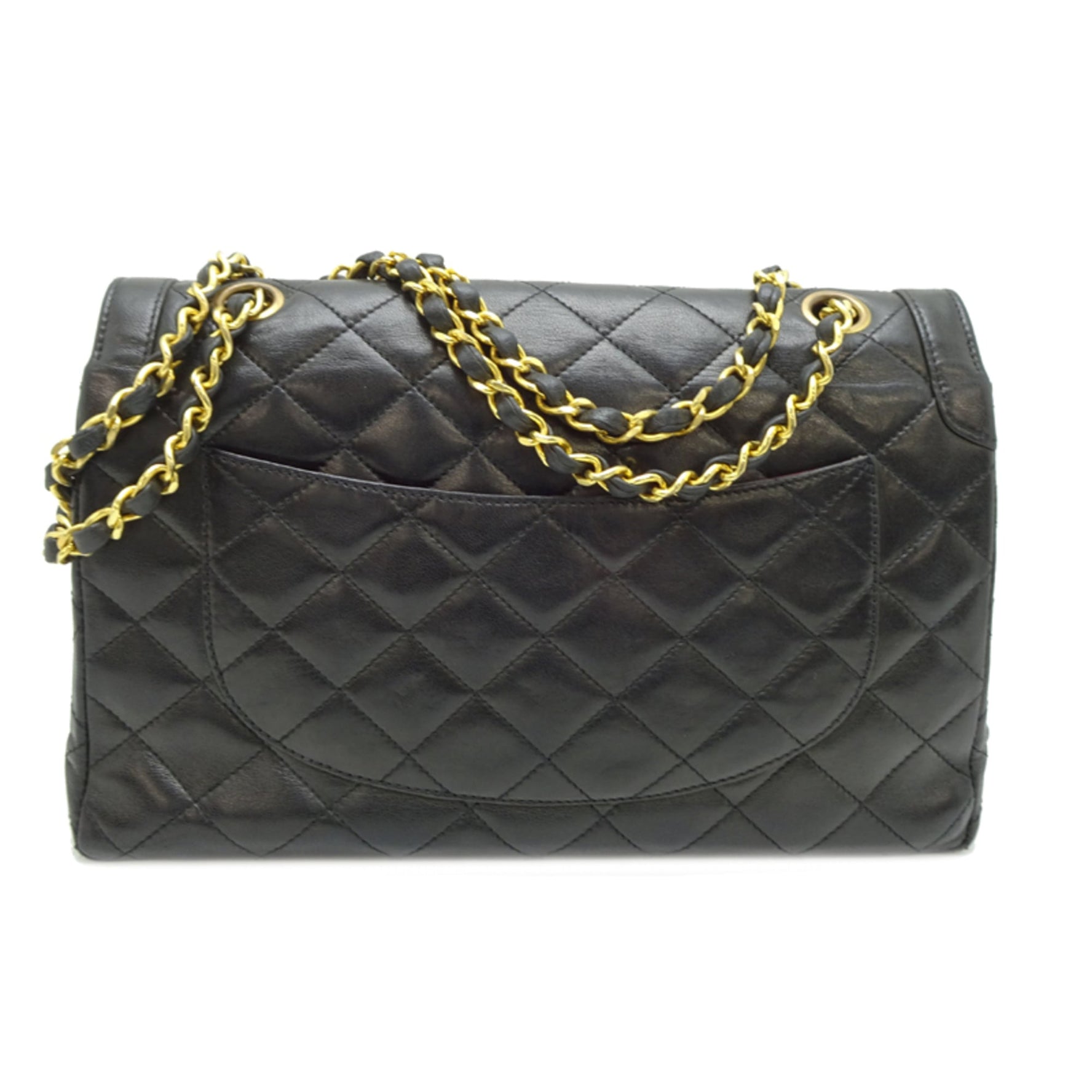 CHANEL Paris Exclusive Matelasse Chain Shoulder Bag in Lambskin