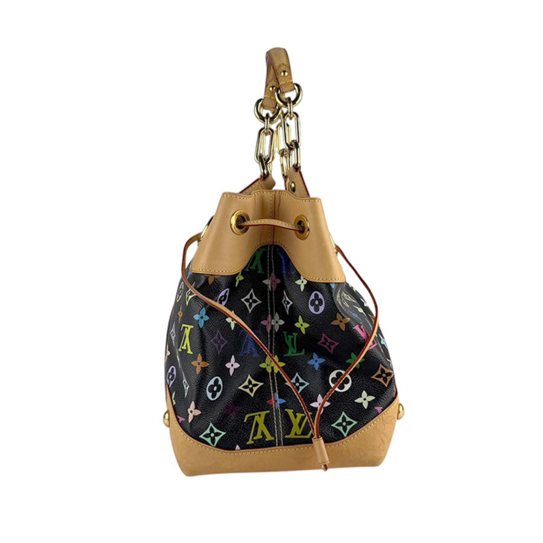 Louis Vuitton Ursula Monogram Multicolore Handbag in Noir