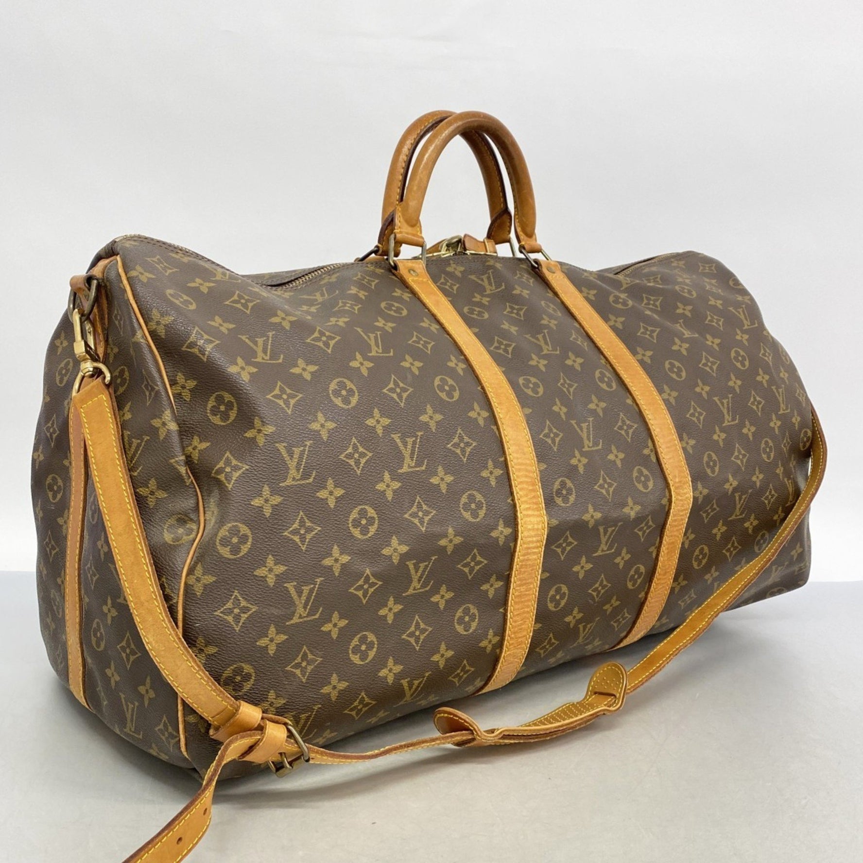 Louis Vuitton Monogram Keepall Bandouliere 60 Boston Bag Men's and