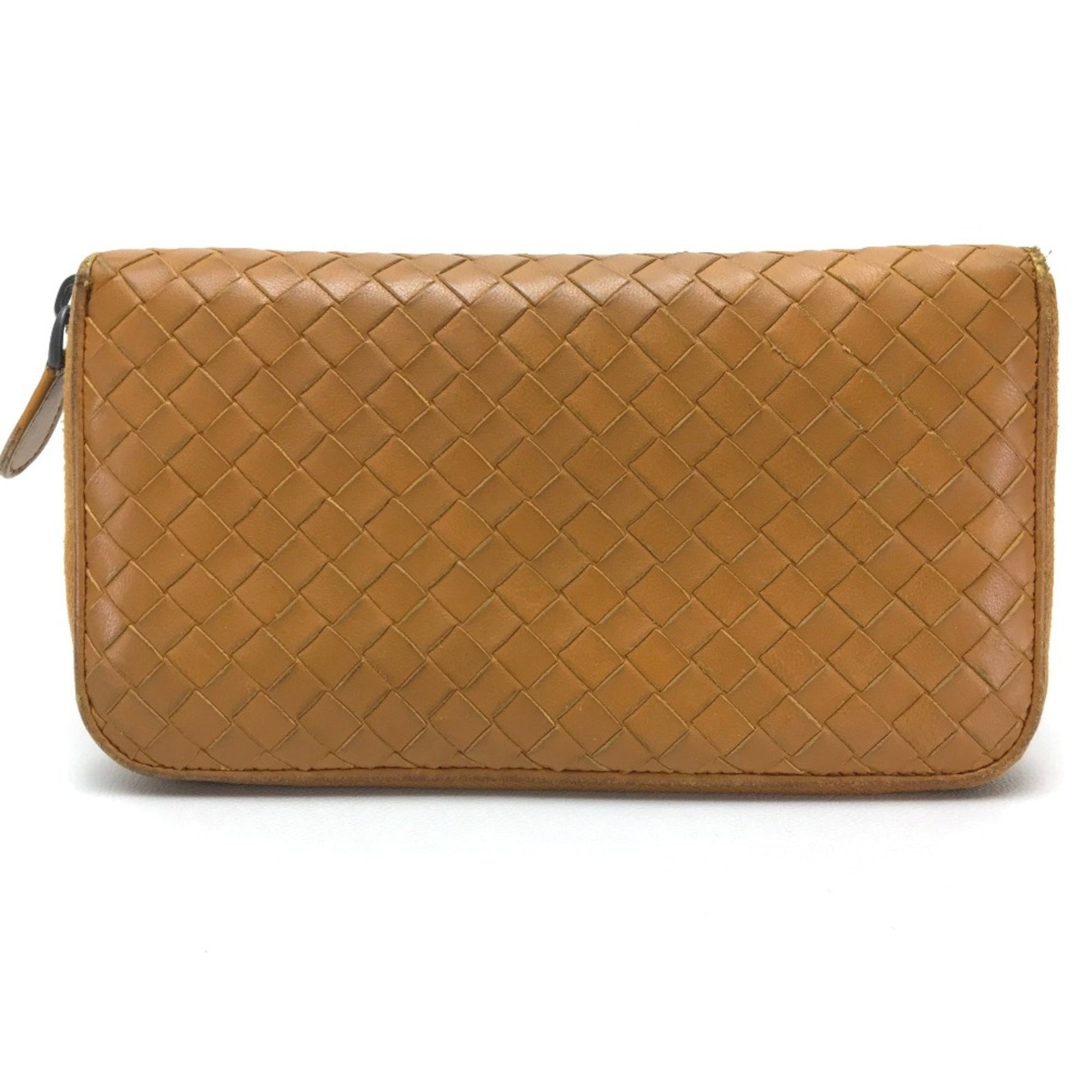 BOTTEGA VENETA Intrecciato Round fastener Long Wallet Based