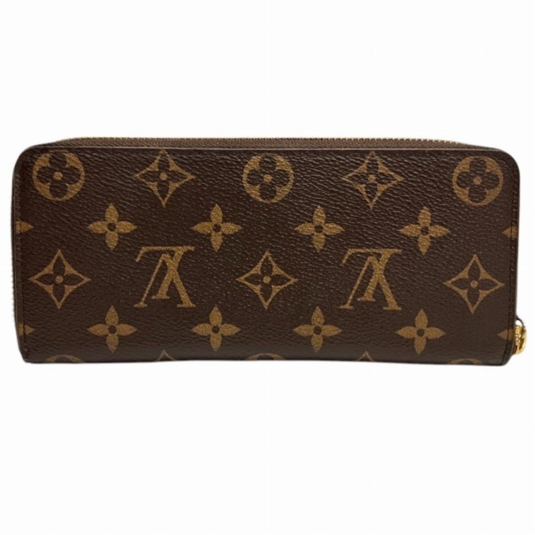 Louis Vuitton Monogram Portefeuille Clemence Round Zip Long Wallet