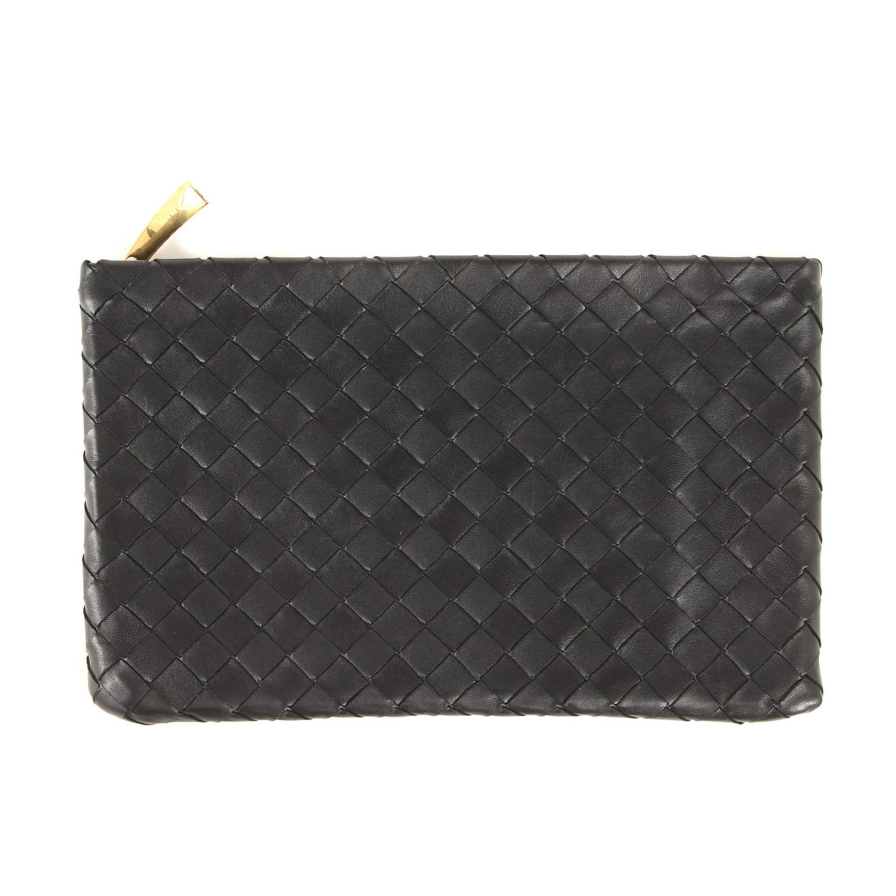 BOTTEGA VENETA Bottega Veneta Bag Current Model Intrecciato Leather Clutch (Medium Pouch