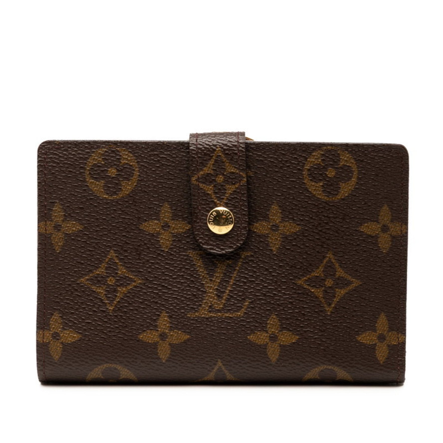 Louis Vuitton Monogram Viennois Bi-fold Wallet Leather LOUIS VUITTON