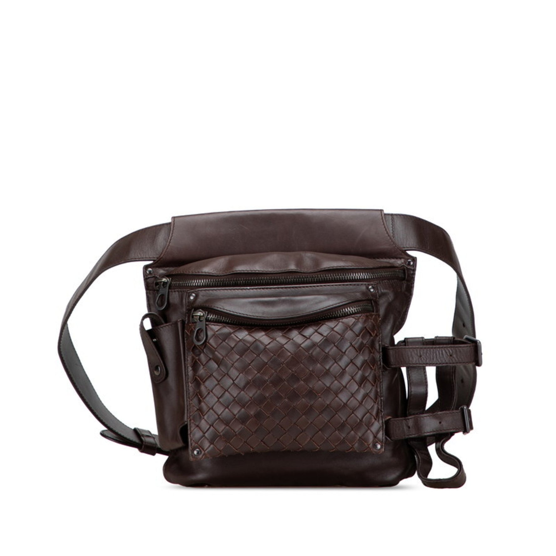 Bottega Veneta Intrecciato Waist Bag in Leather