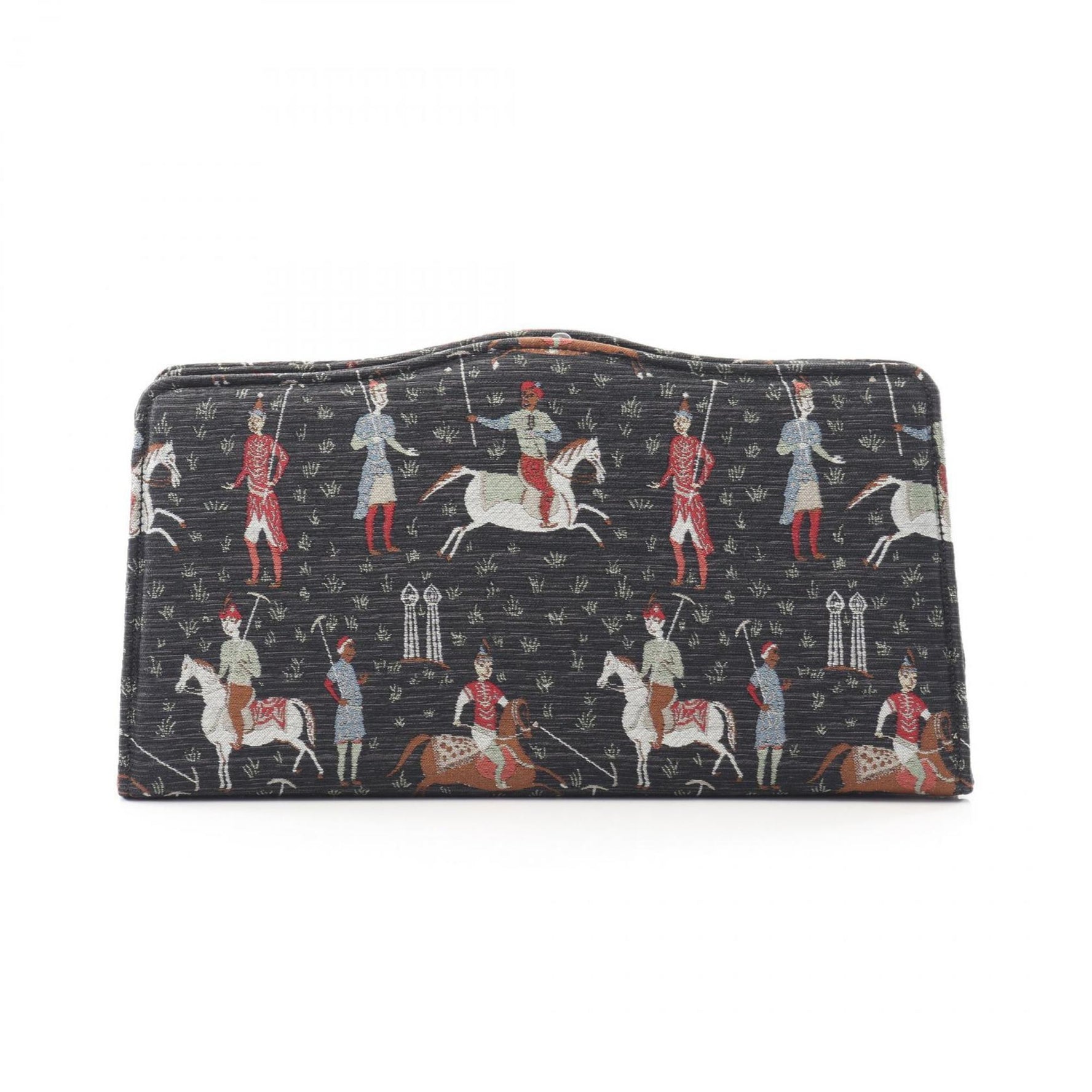 Gucci second bag, clutch canvas black, multicolor