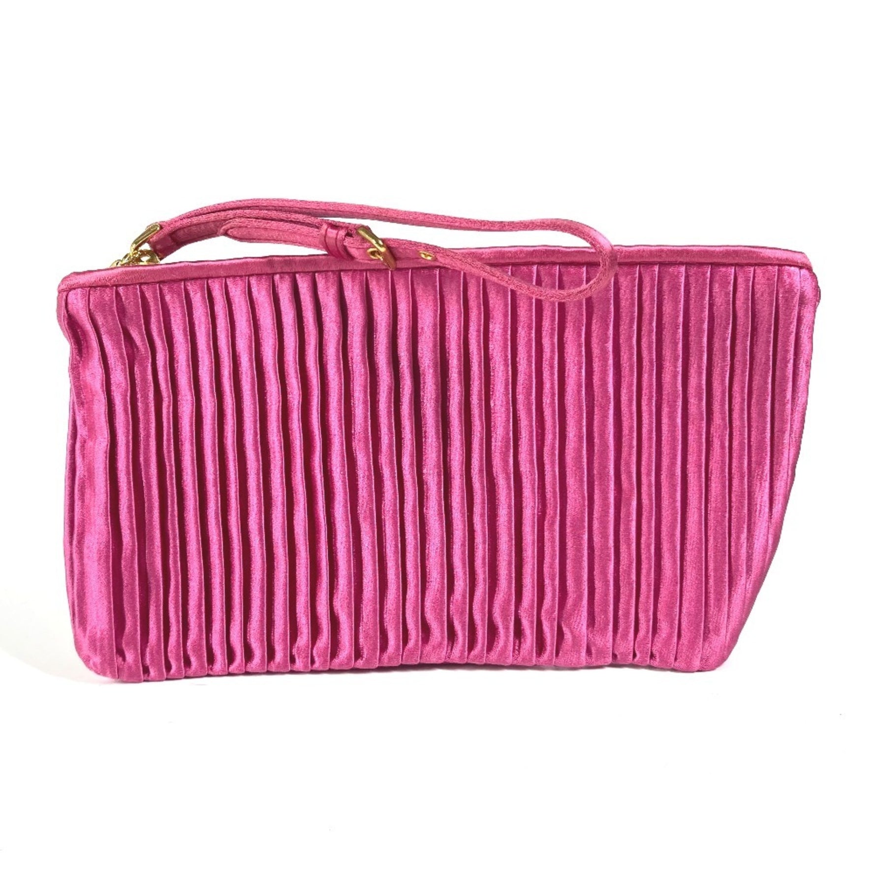Miu Miu MIU Miu Logo Bag with Strap Pouch Clutch Rayon Silk