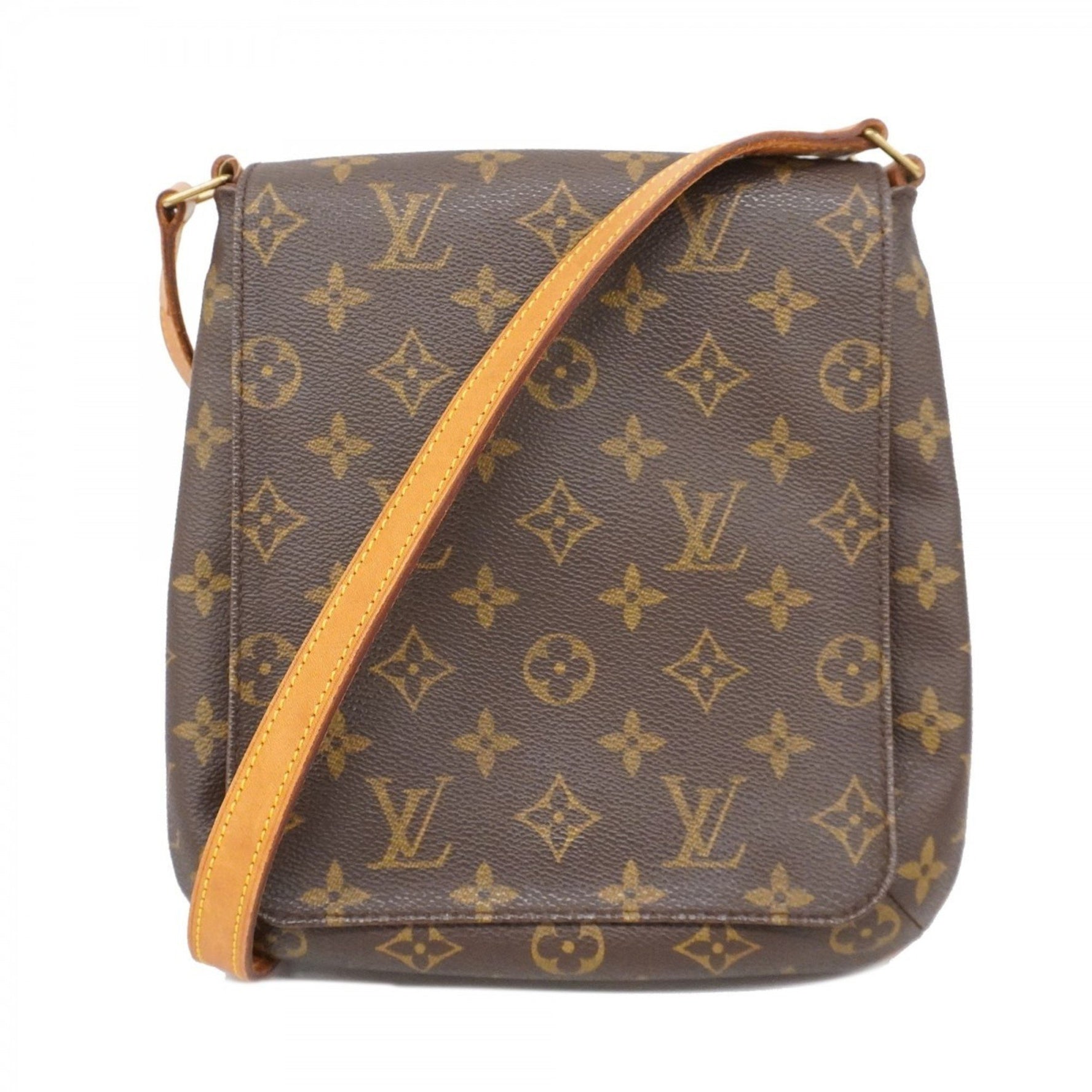 Louis Vuitton Monogram Musette Salsa Short Strap Shoulder Bag M51258 Brown Women's