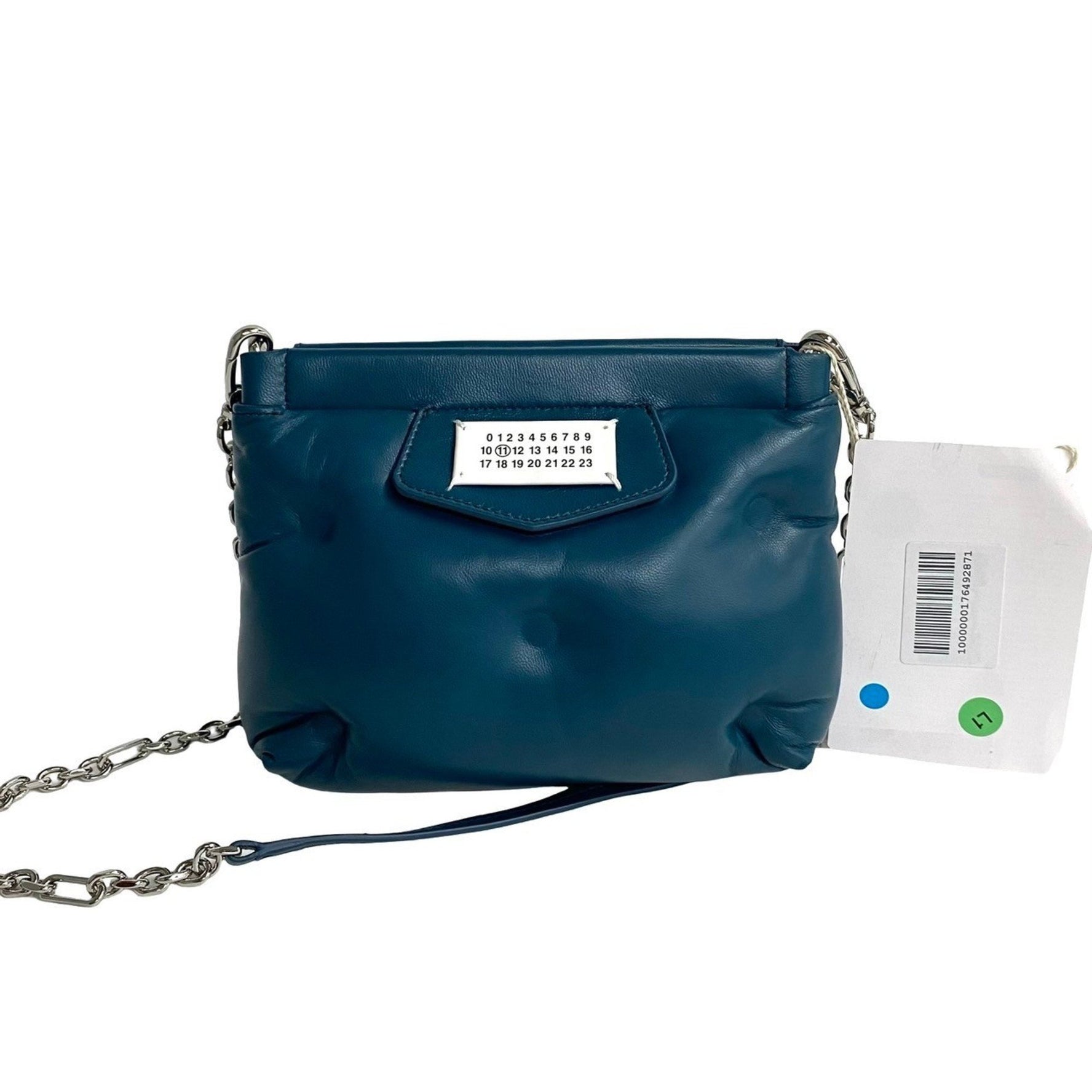 Maison Margiela Glam Slam Leather Shoulder Bag with Chain