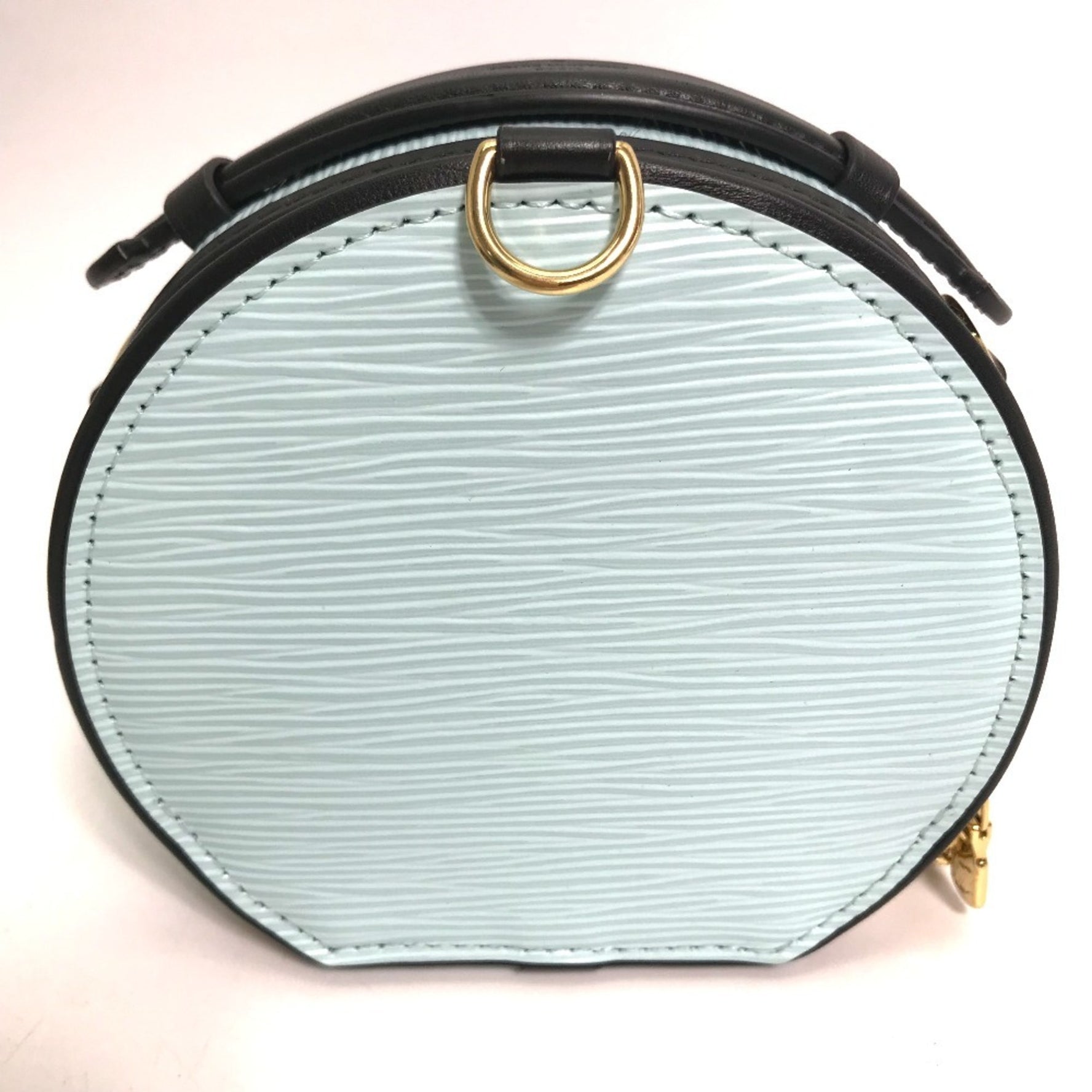 Louis Vuitton Epi Petite Boite Chapeau Handbag/Pouch/Shoulder Bag in Leather, Seaside Like New