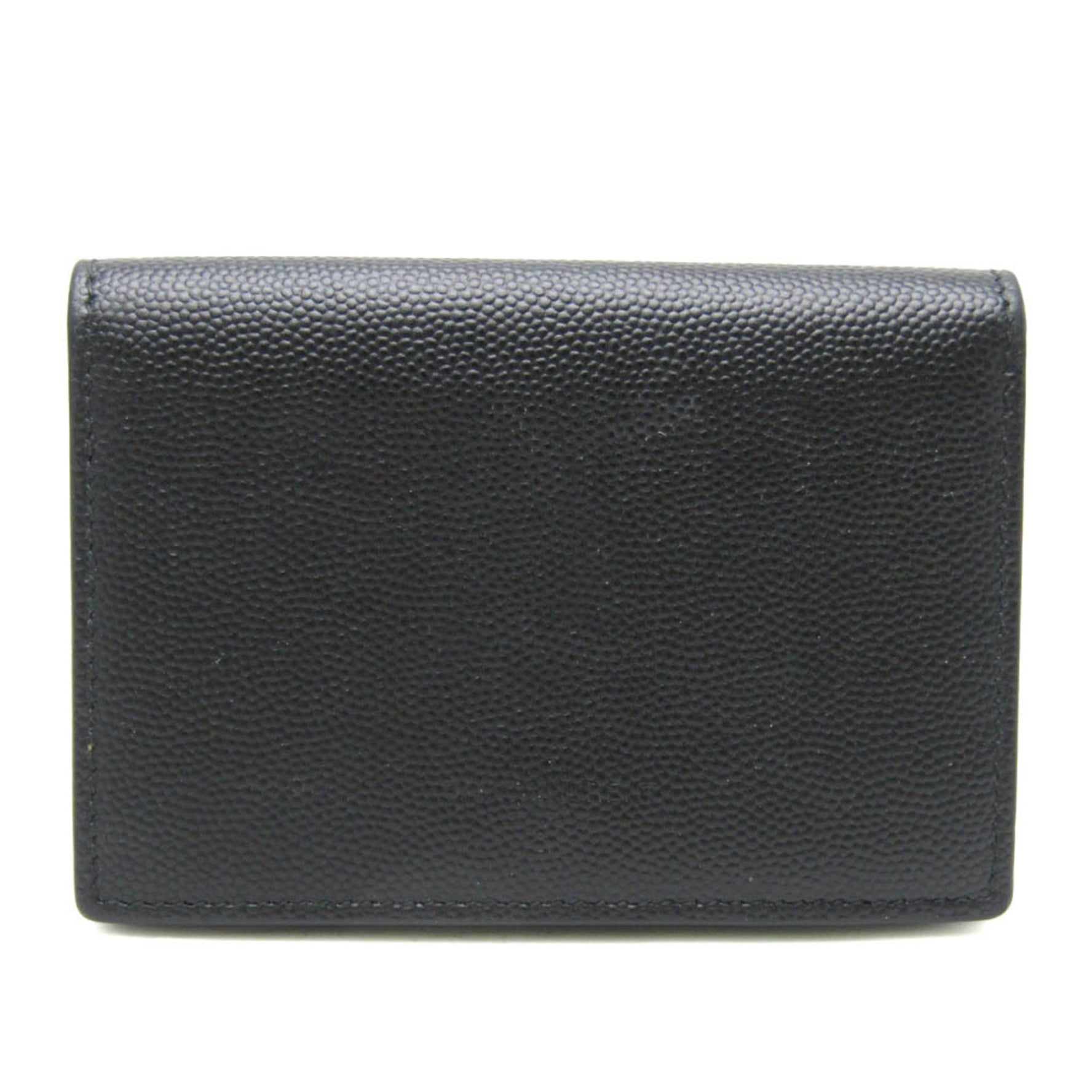 Saint Laurent Leather Card Case Black