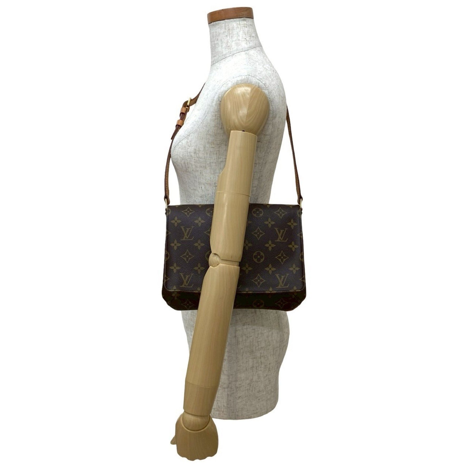 Louis Vuitton Musette Tango Monogram Leather Shoulder Bag/Pochette in