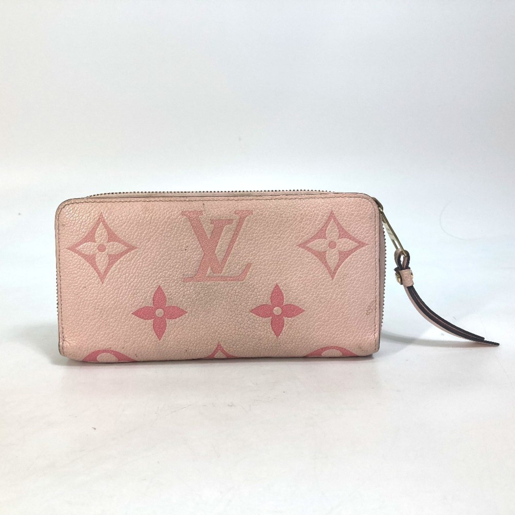 Louis Vuitton Monogram Empreinte by the Pool Zippy Wallet, Leather, Bouton de Rose