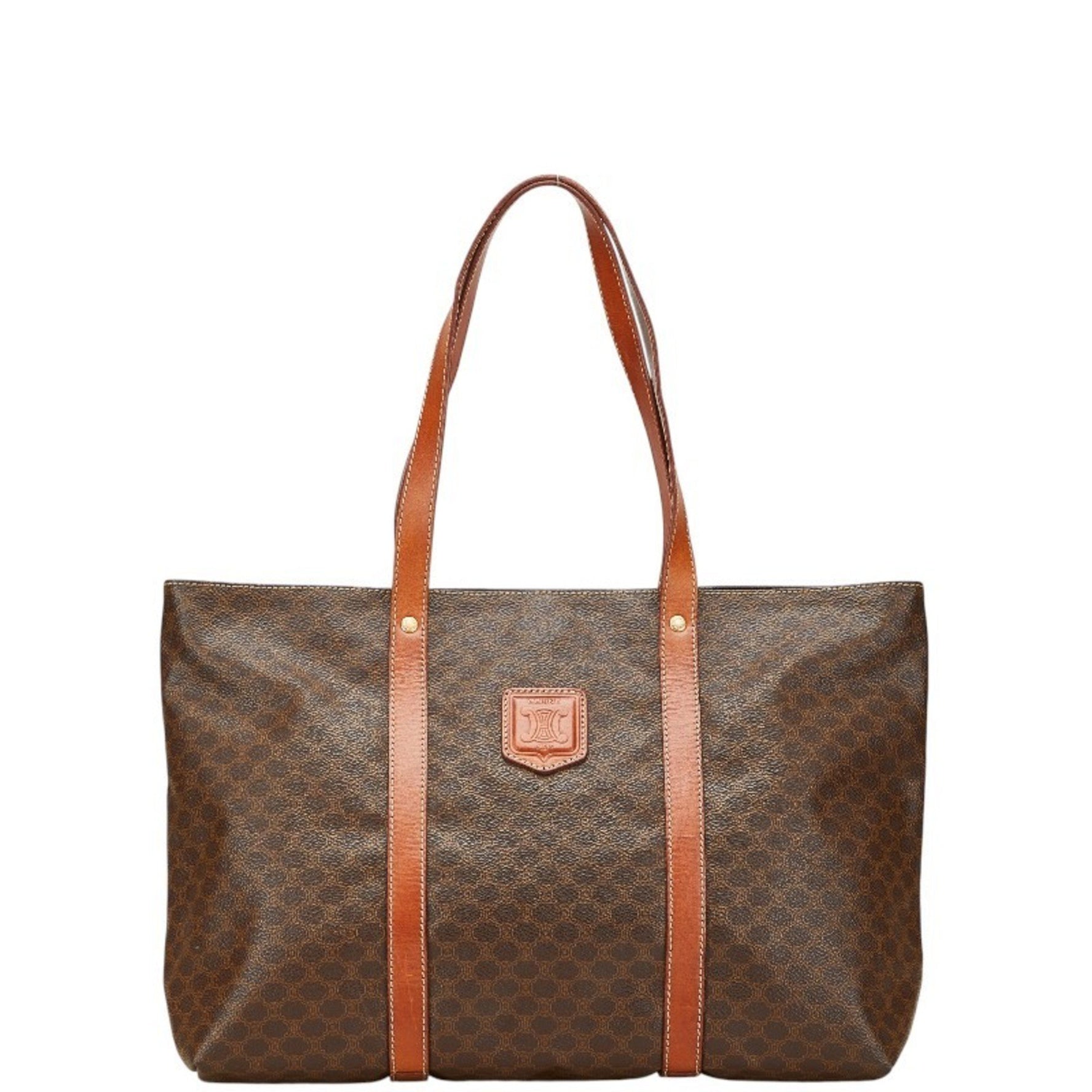 Celine Maca Tote Bag, Leather