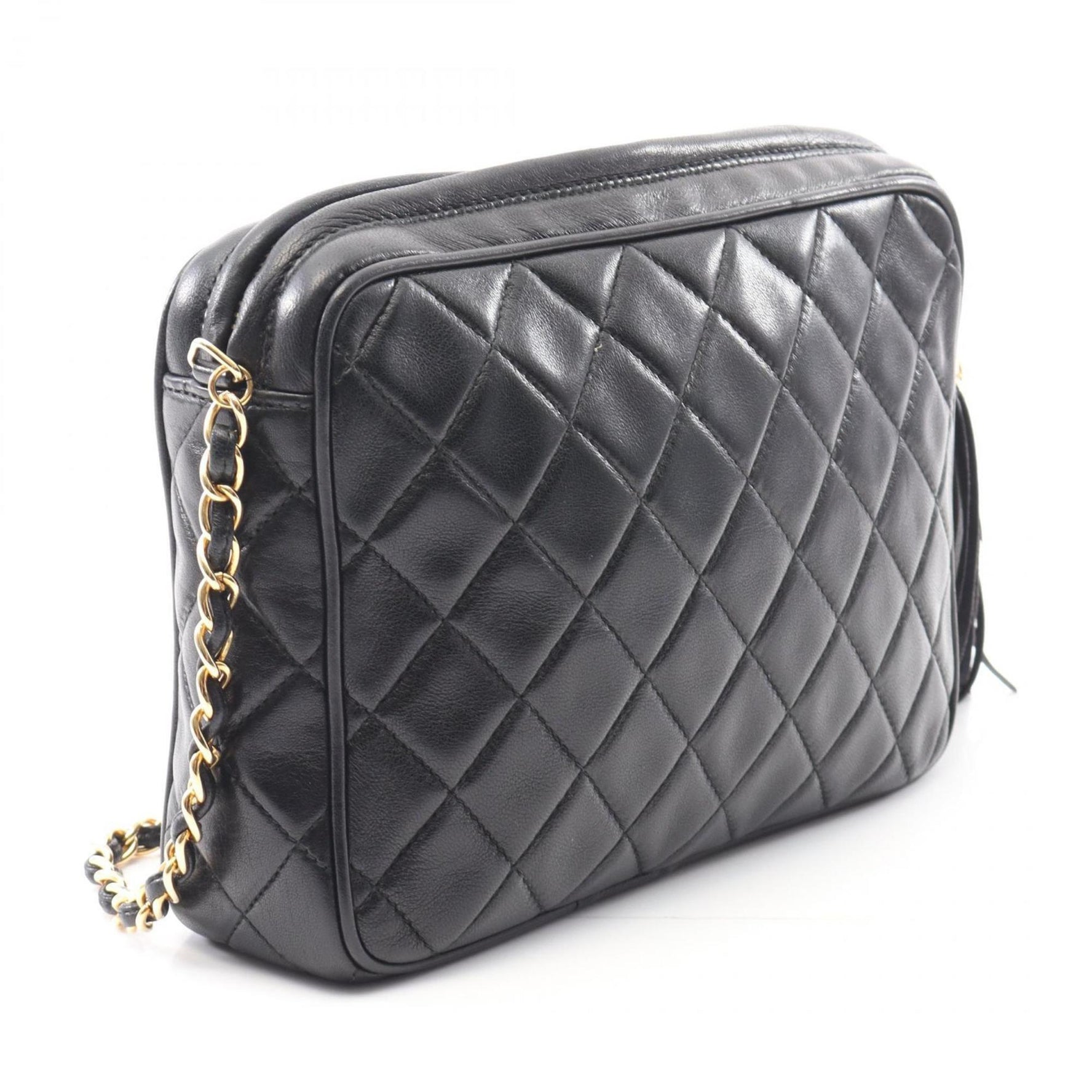 CHANEL Matelasse Shoulder Bag, Lambskin Leather