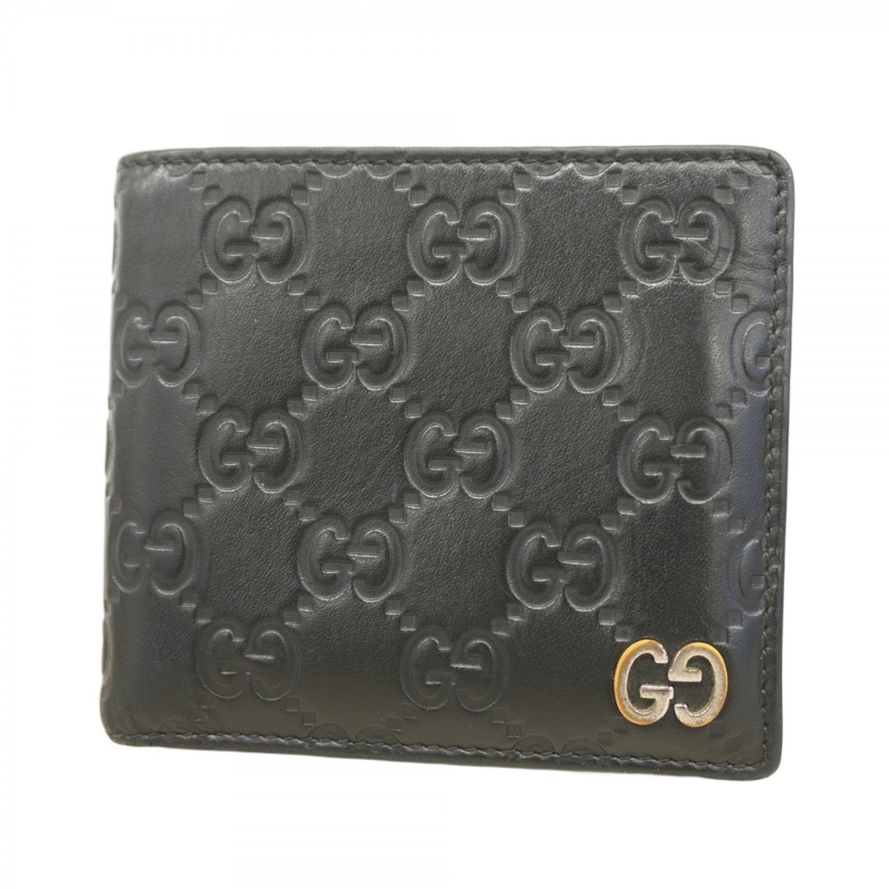 Gucci wallet Guccissima leather black men's