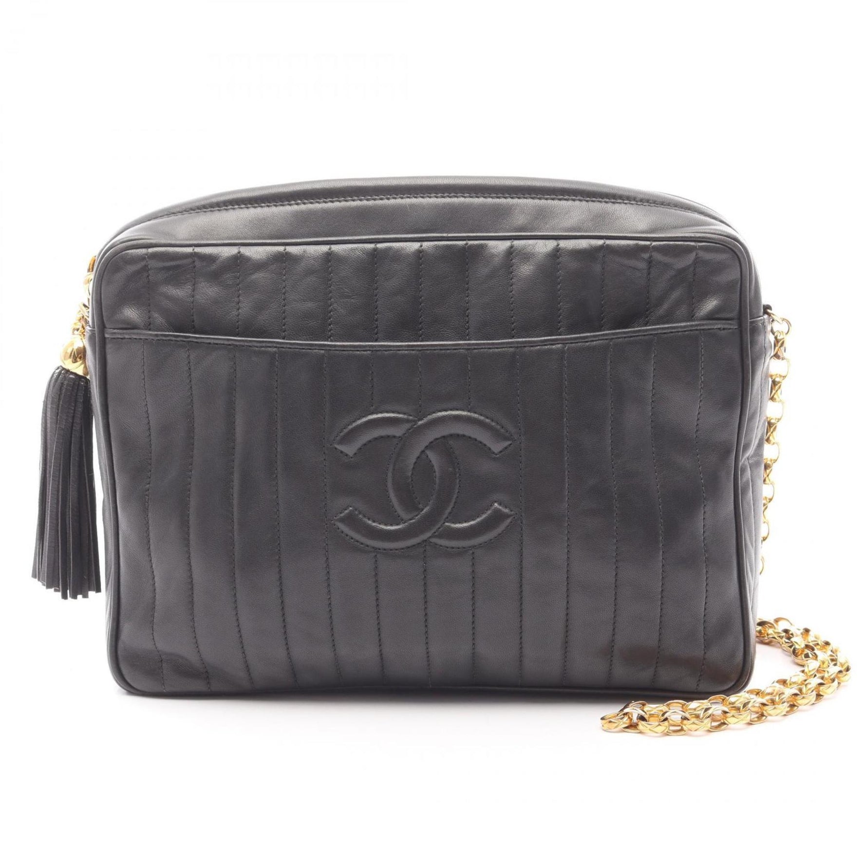 CHANEL Mademoiselle Shoulder Bag, Lambskin Leather