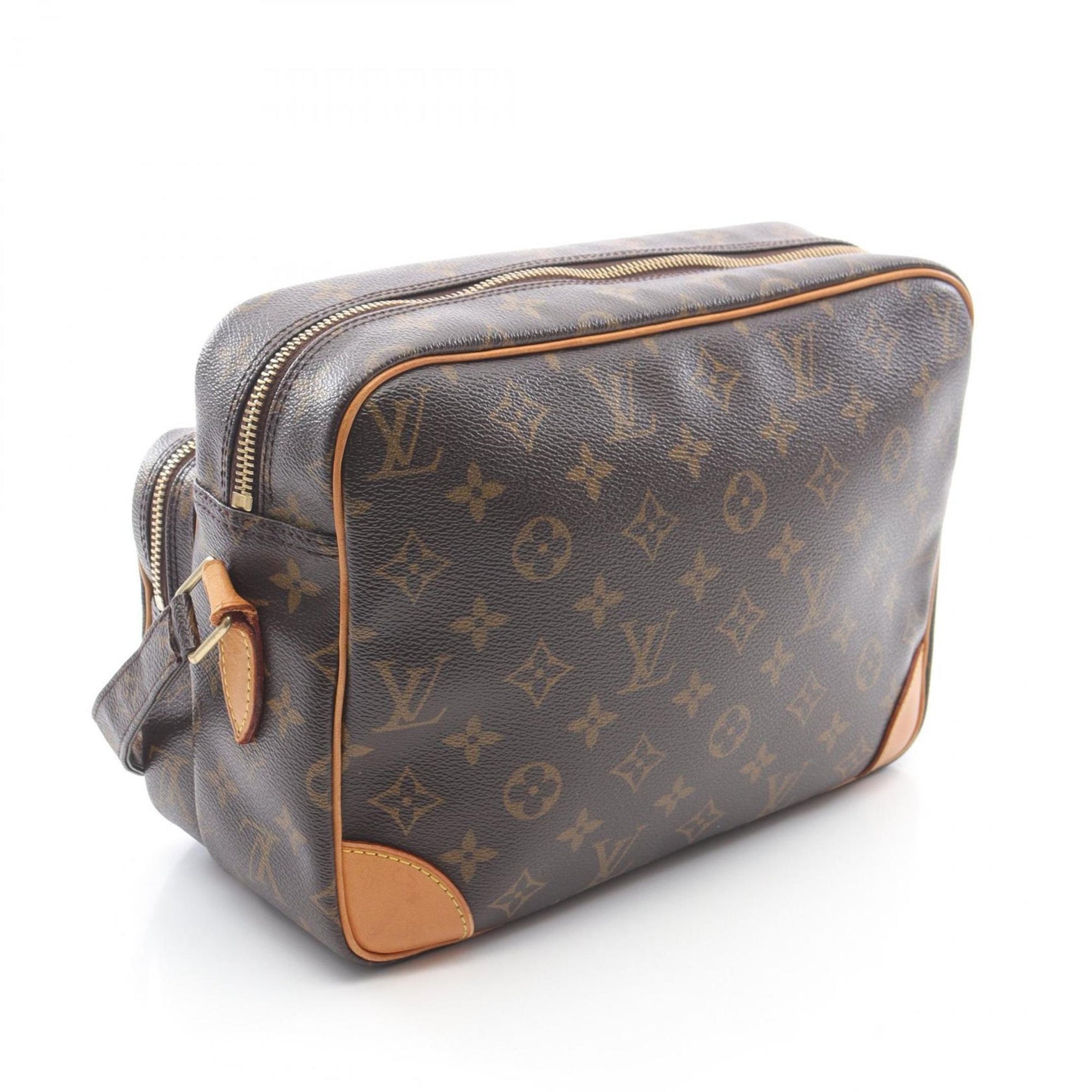 Louis Vuitton Nile Shoulder Bag, Coated Canvas and Leather, Monogram