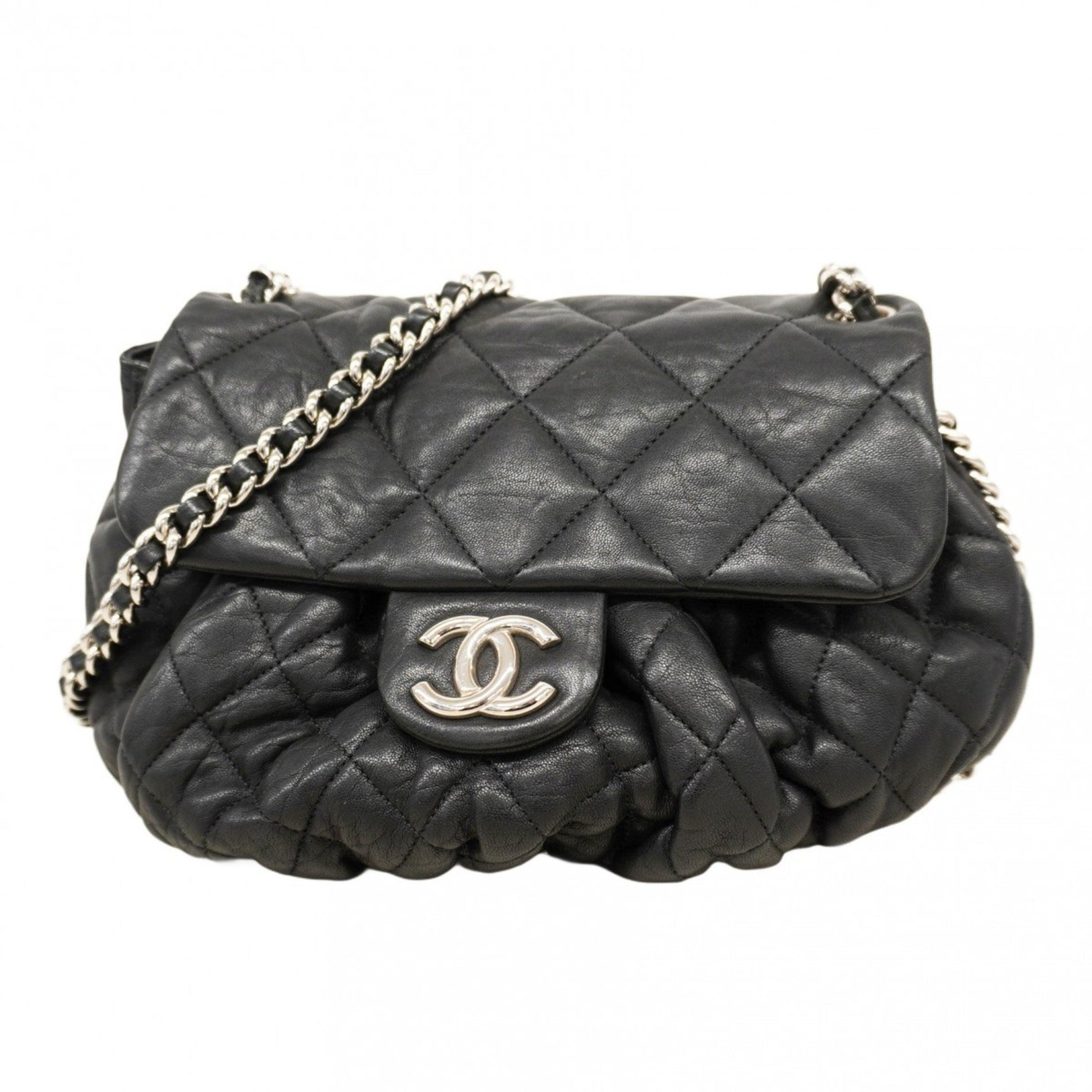 Chanel Matelasse Shoulder Bag with Chain Bag, Lambskin