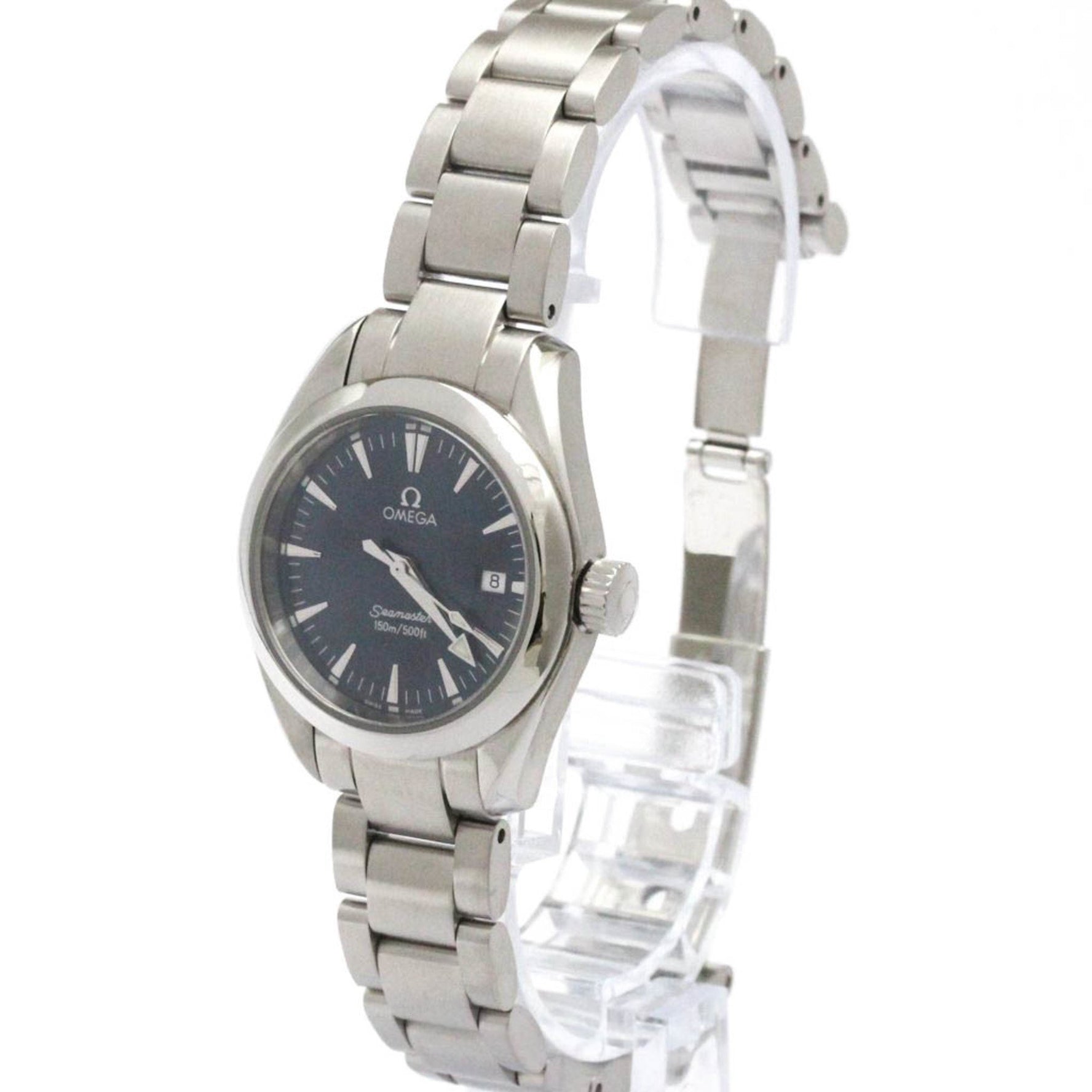 OMEGA Seamaster Aqua Terra Quartz Ladies Watch 2577.80 Polished