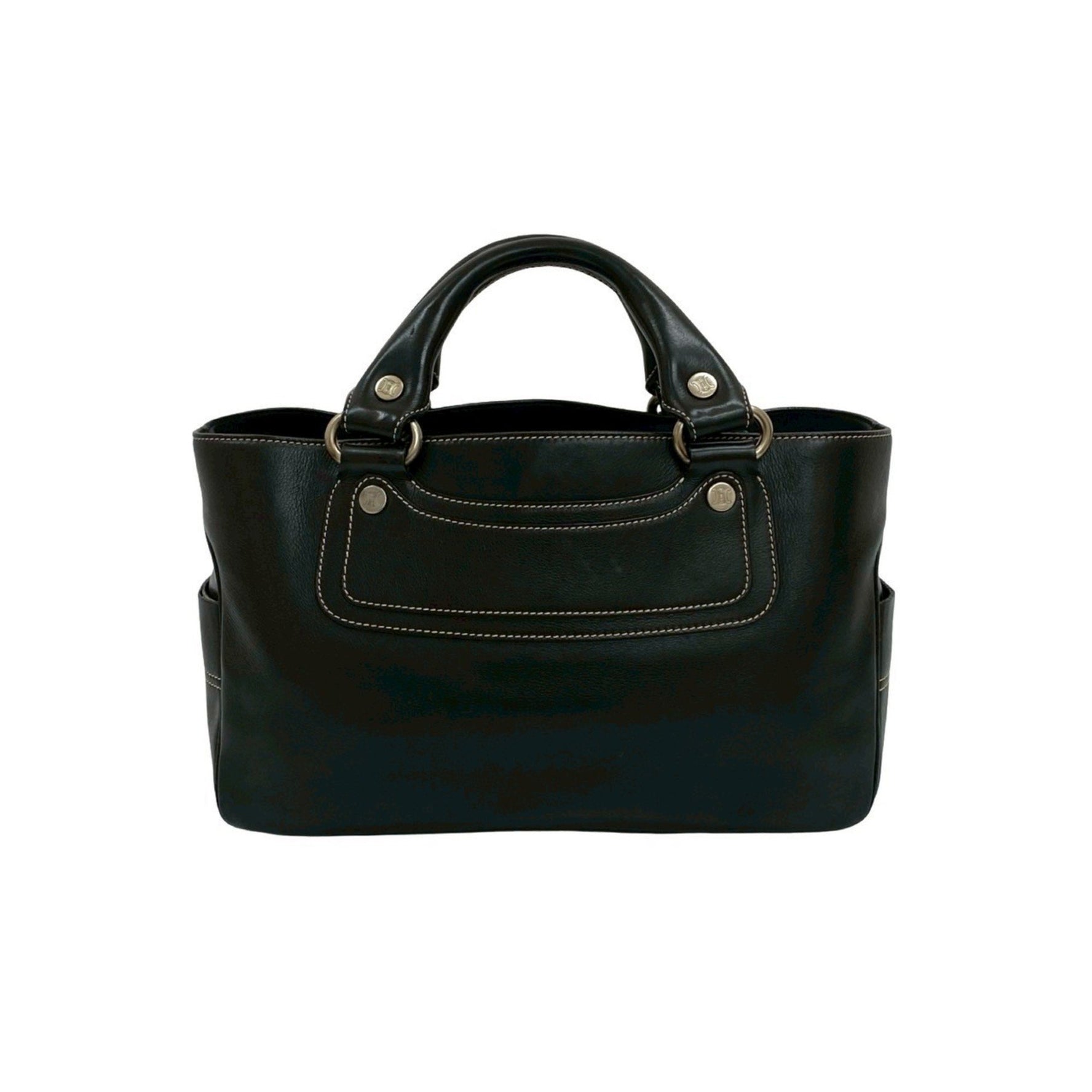 CELINE Boogie Bag, Genuine Leather Handbag, Mini Tote Boston