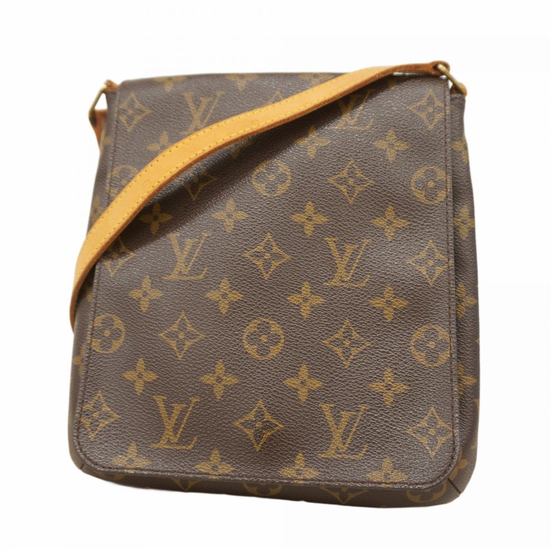 Louis Vuitton Monogram Musette Salsa Long Strap Shoulder Bag M51387 Brown Women's