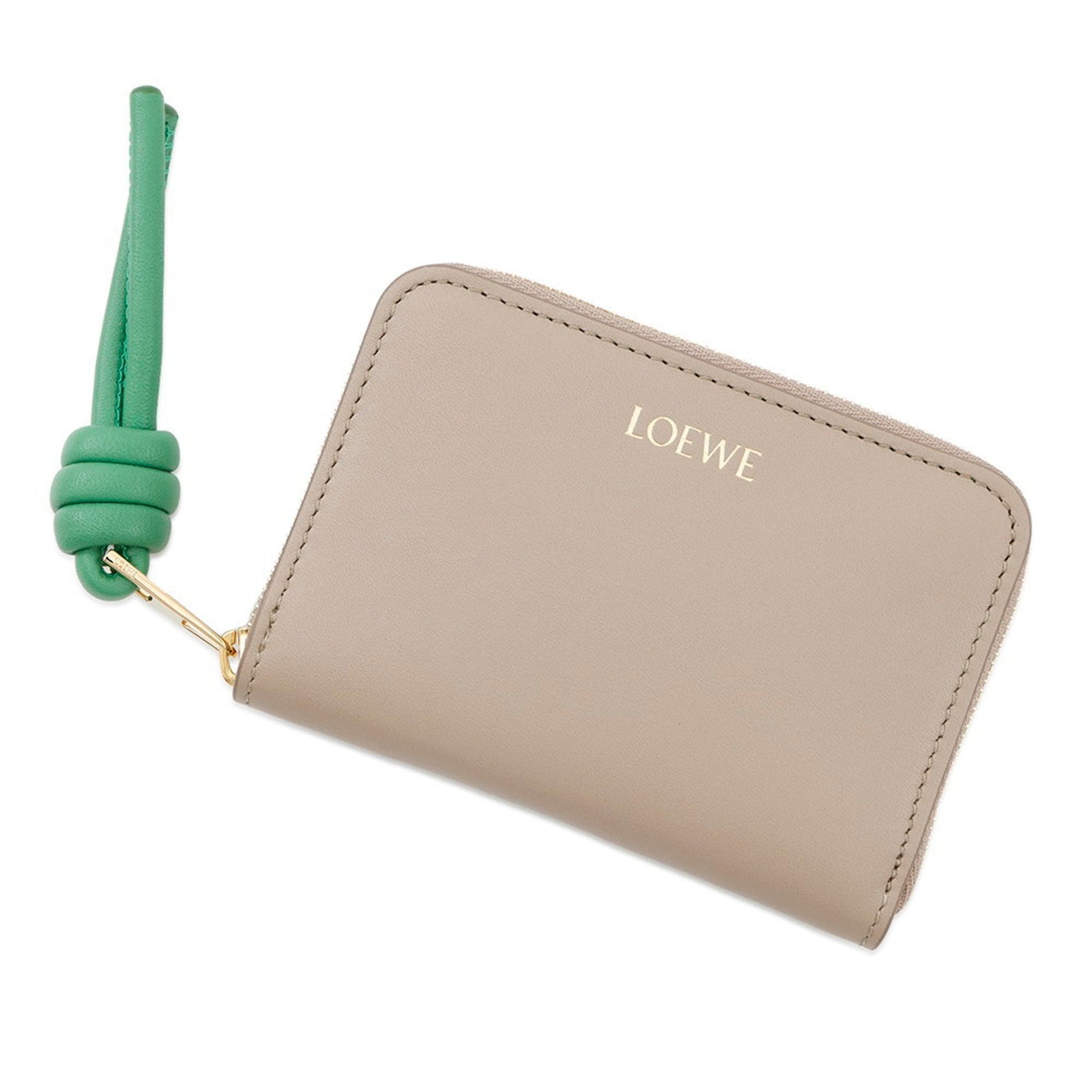 Loewe Zip Coin Purse in Shiny Napa Calf Leather