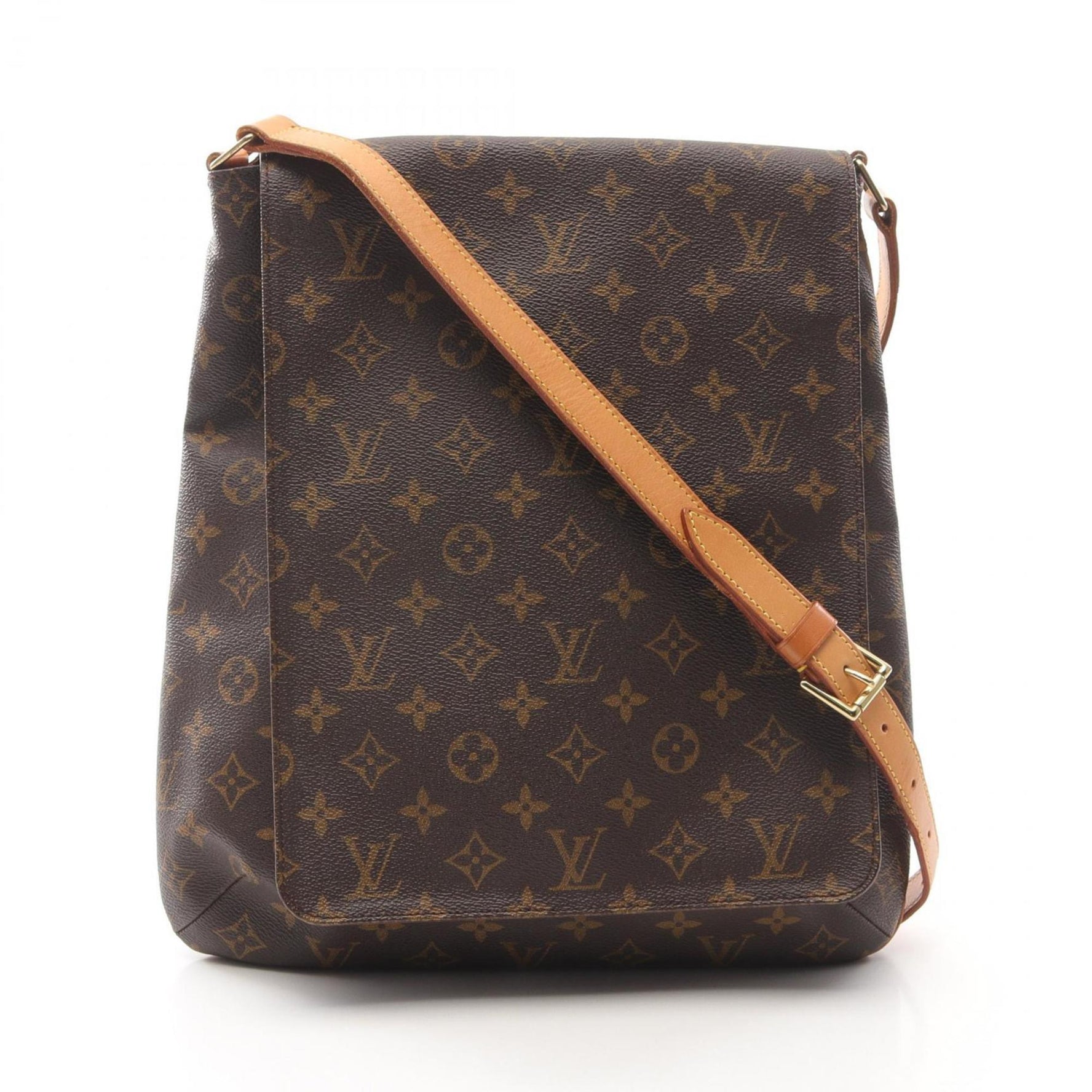 Louis Vuitton Musette Shoulder Bag Coated Canvas Leather Monogram