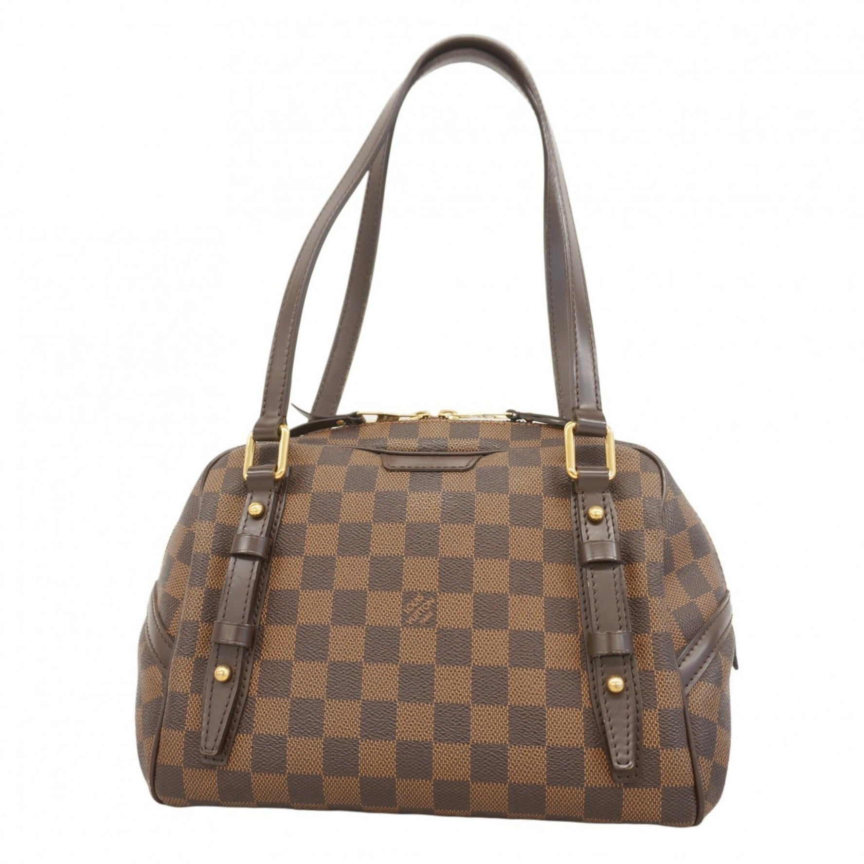 Louis Vuitton Damier Rivington PM Shoulder Bag N41157 Ebene for Women