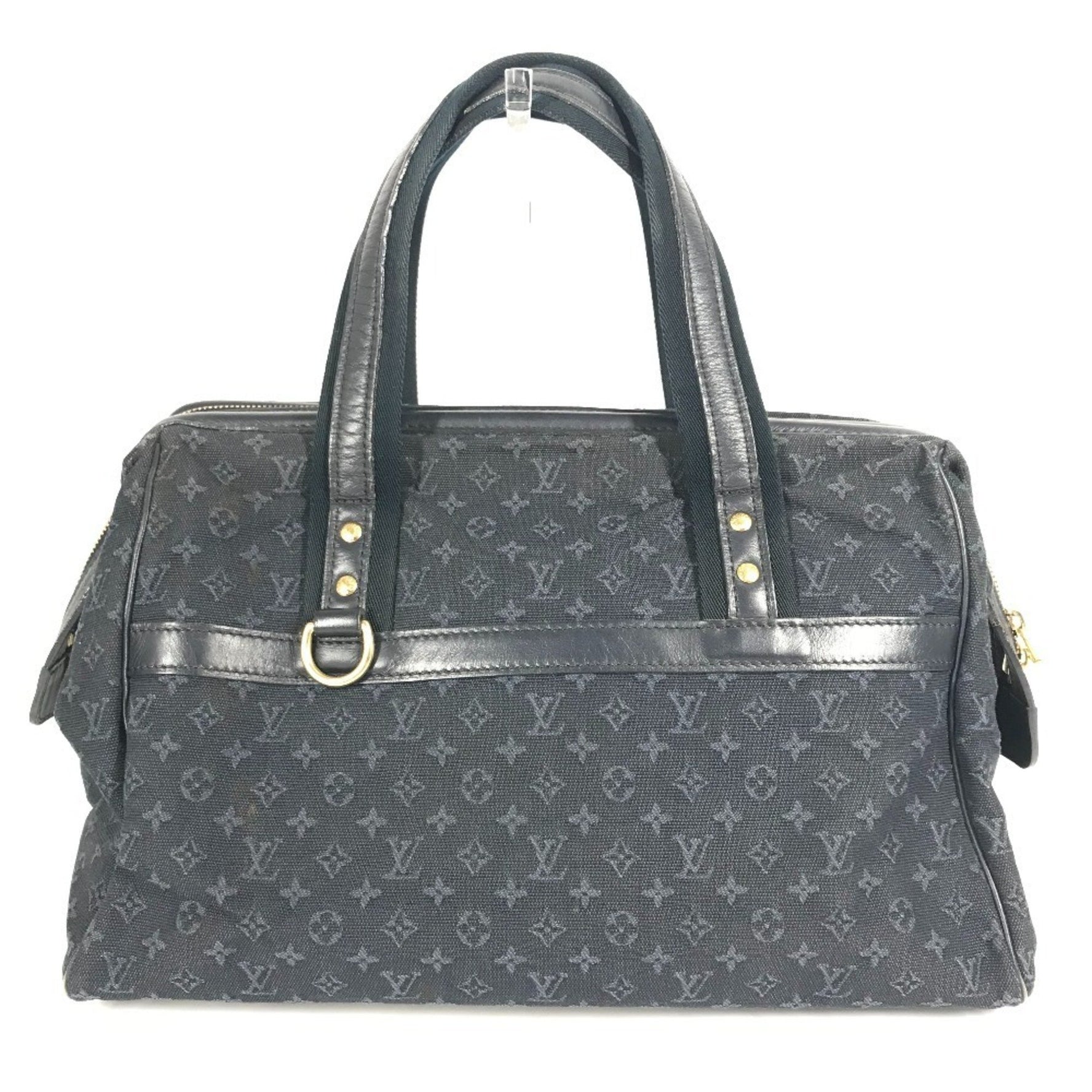 LOUIS VUITTON Monogram Mini Louise Travel Bag, Shoulder Boston Canvas, Unisex, TST Blue