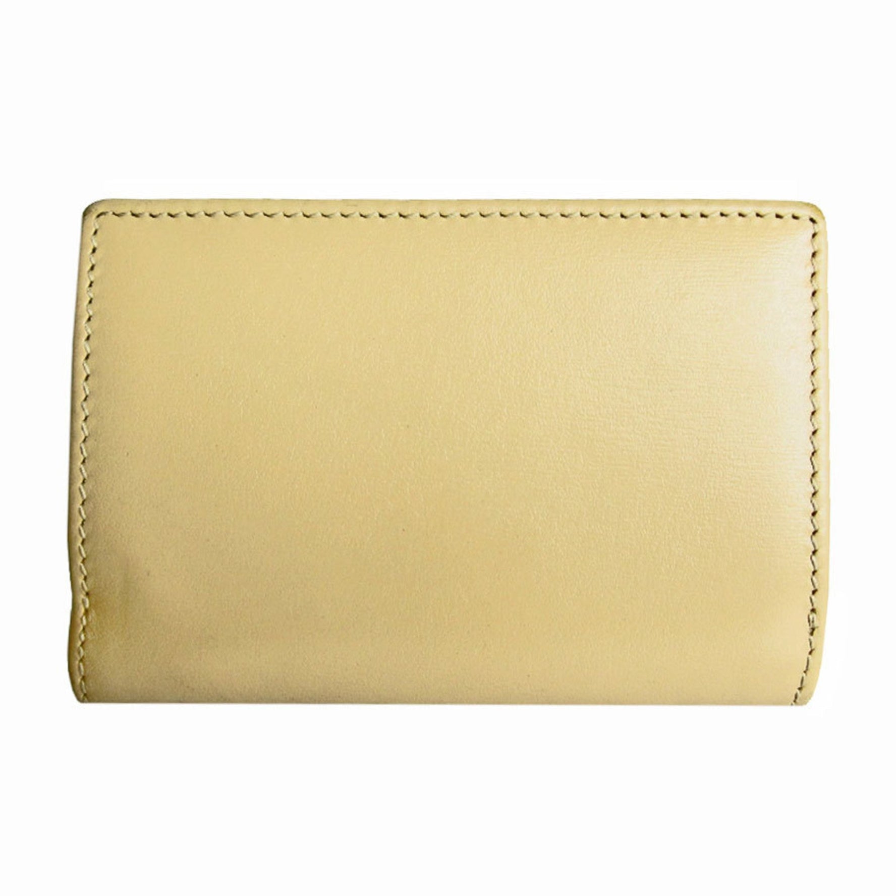 GUCCI Tri-fold wallet Compact Horsebit leather Beige Gold Women's s0153j