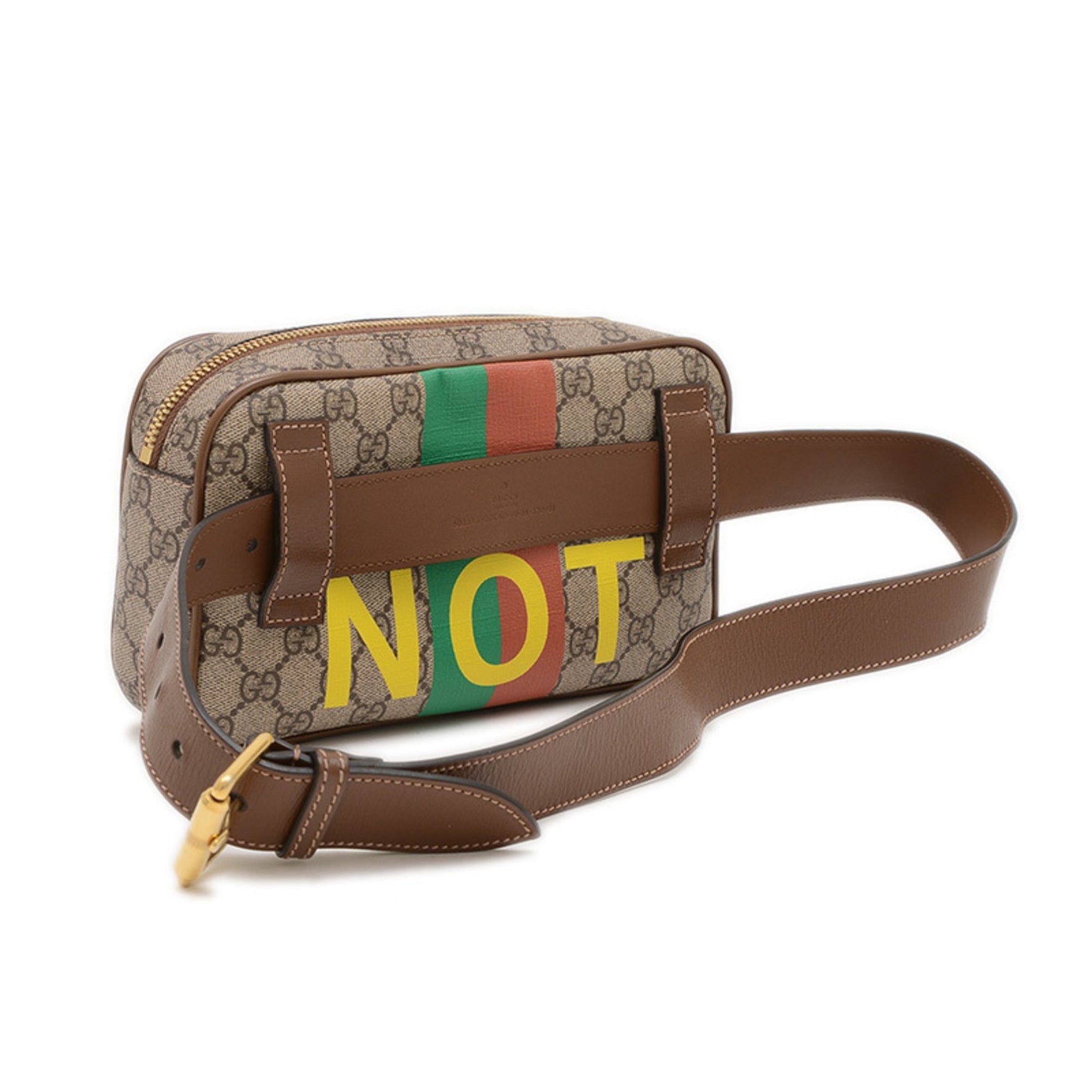 Gucci GG Supreme FAKENOT Body Bag Belt Canvas BP
