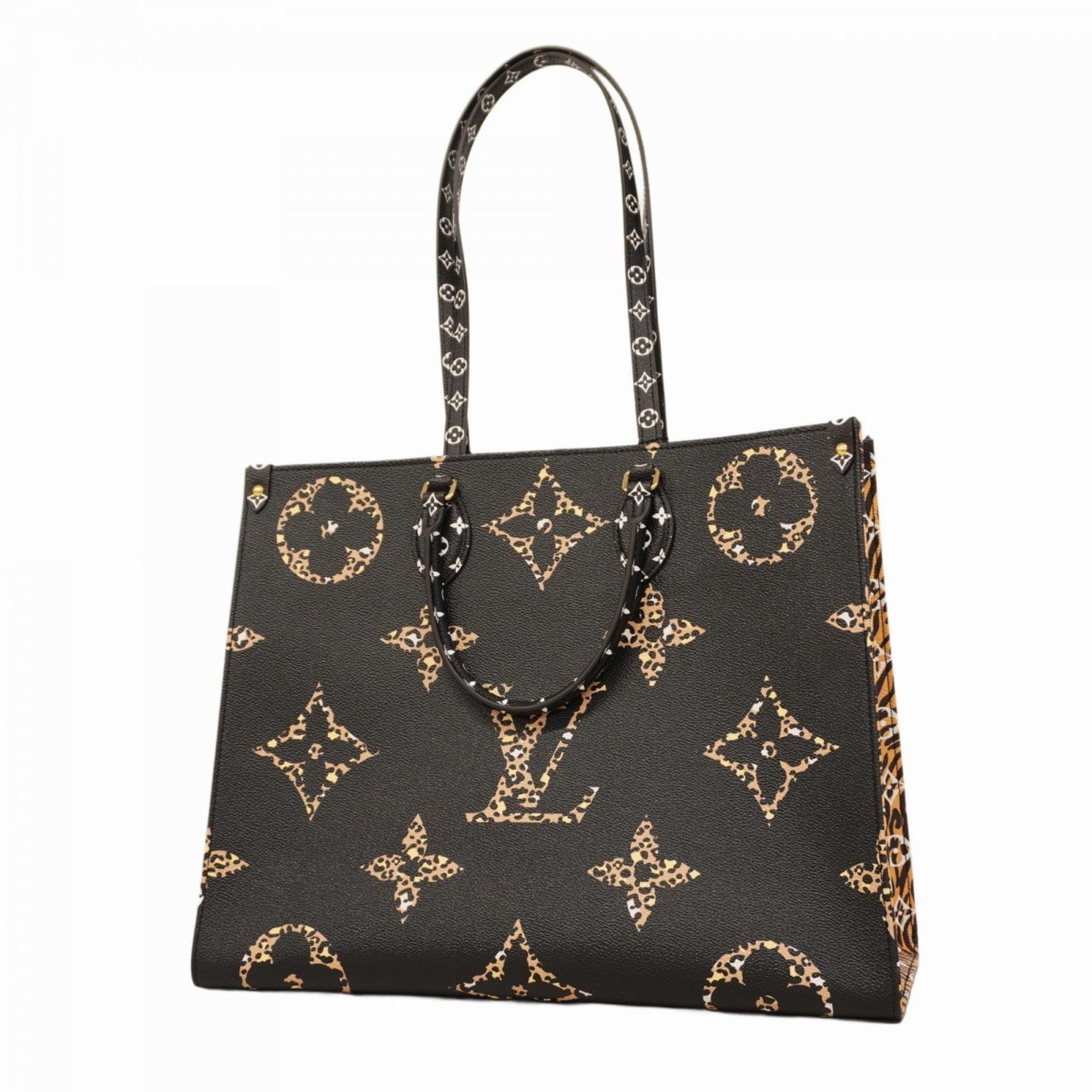 Louis Vuitton Monogram Jungle On the Go GM Noir Leopard Print Bag