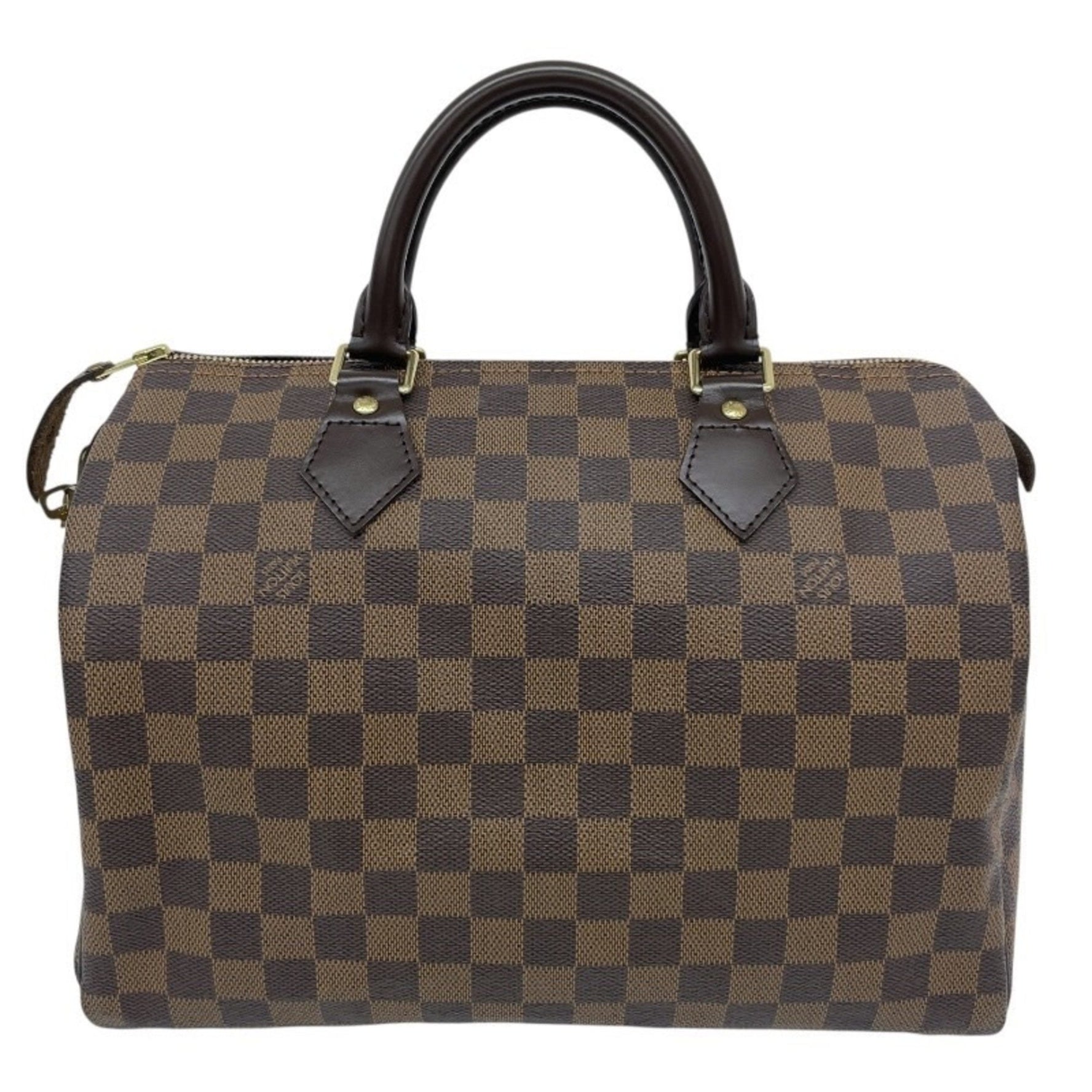 LOUIS VUITTON Speedy 30 Women's Handbag, Damier Ebene Mini Boston Bag