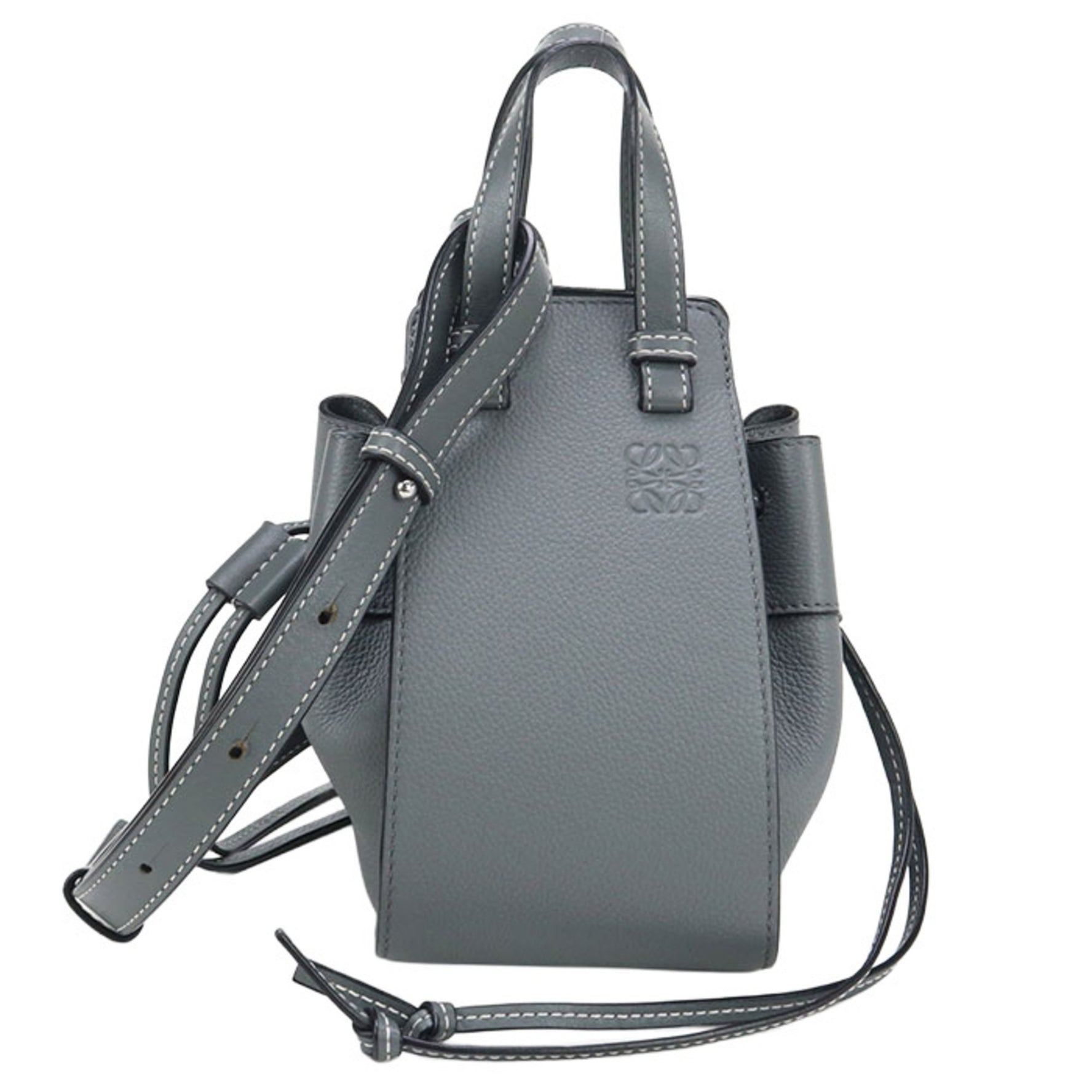 LOEWE Hammock Bag Mini in Grey