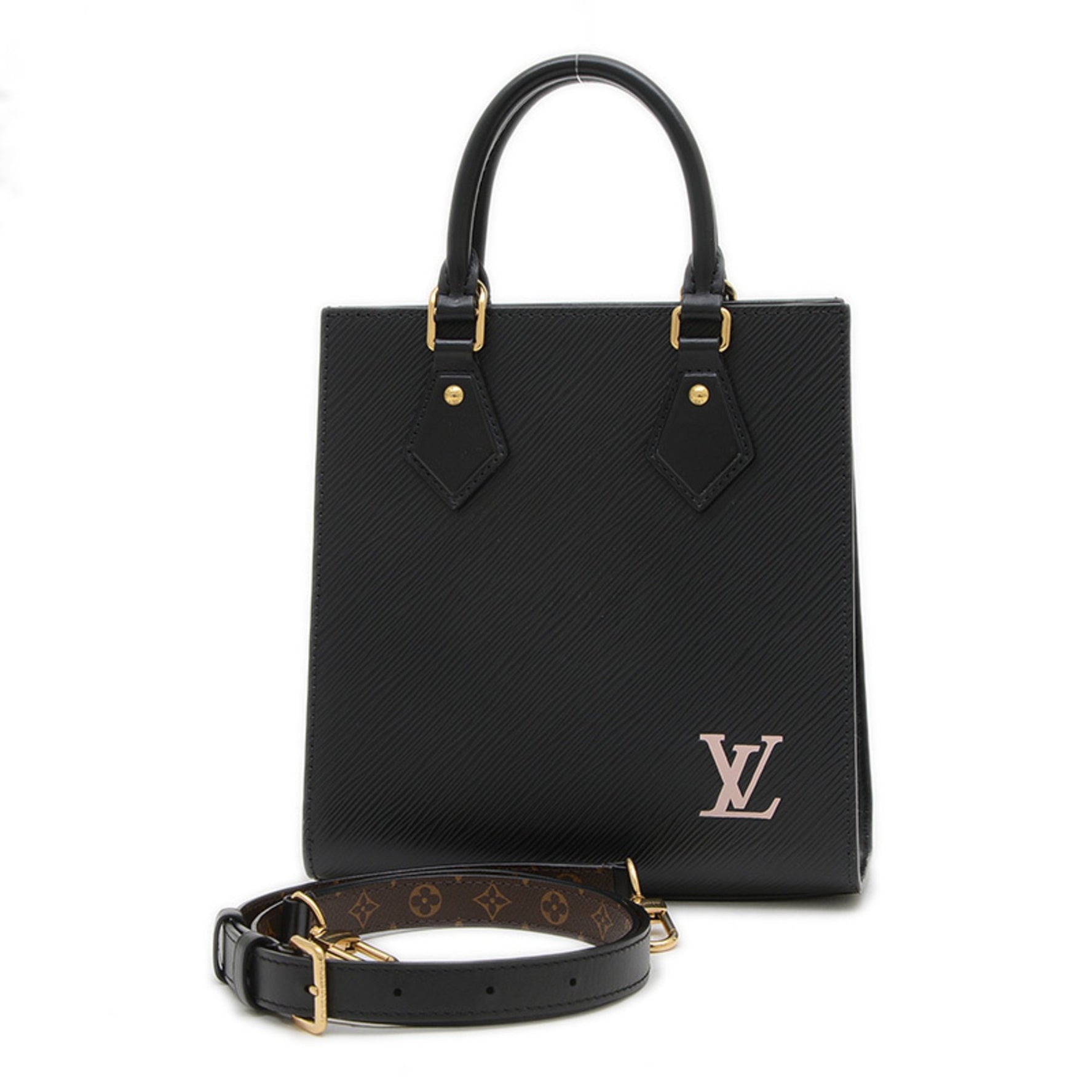 Louis Vuitton Epi Sac Plat BB Hand Shoulder Bag
