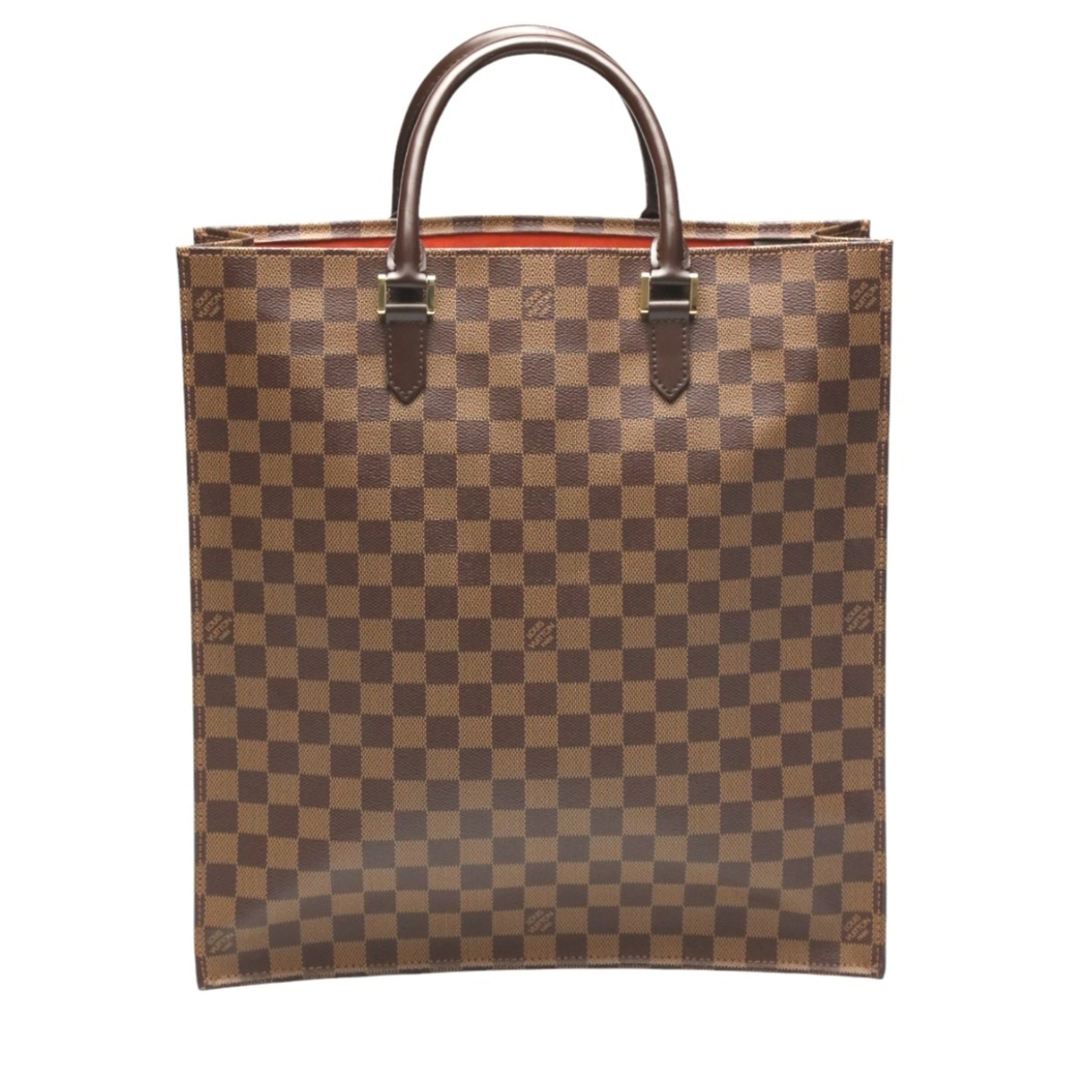 Louis Vuitton LOUIS VUITTON Handbag Tote Bag Damier Sac Plat Canvas N51140 Ebene LV