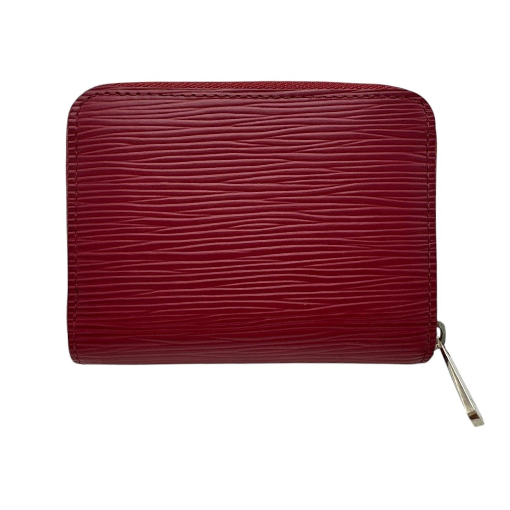 Louis Vuitton Wallets and coin cases Epi Zippy Coin Purse Leather Red