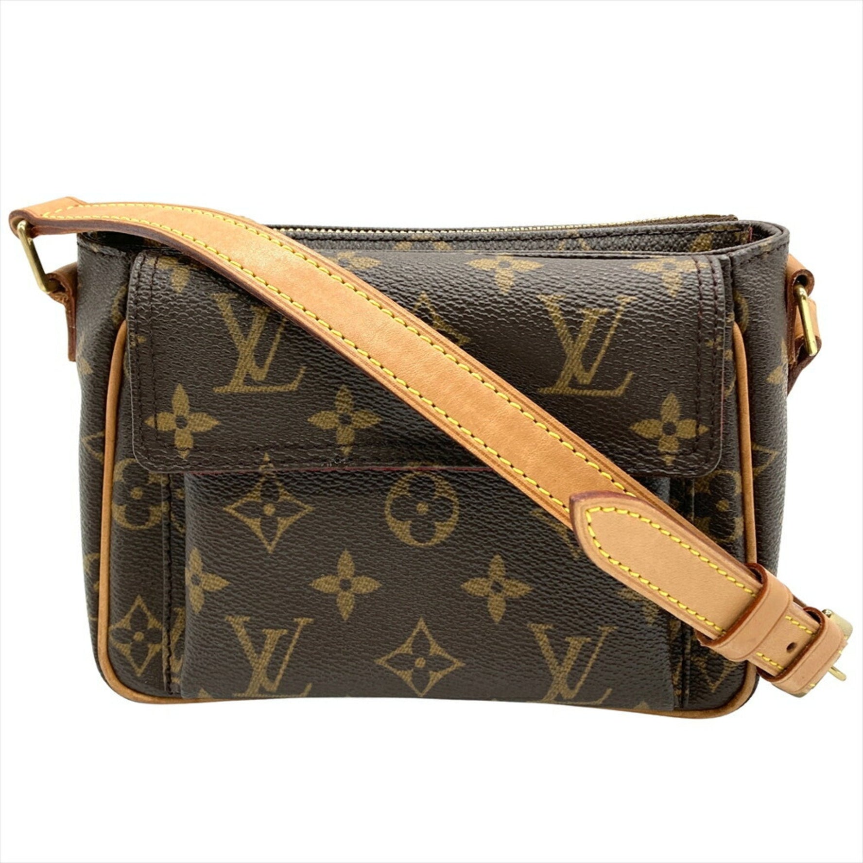 Louis Vuitton Viva Cite PM Shoulder Bag Monogram Canvas Brown