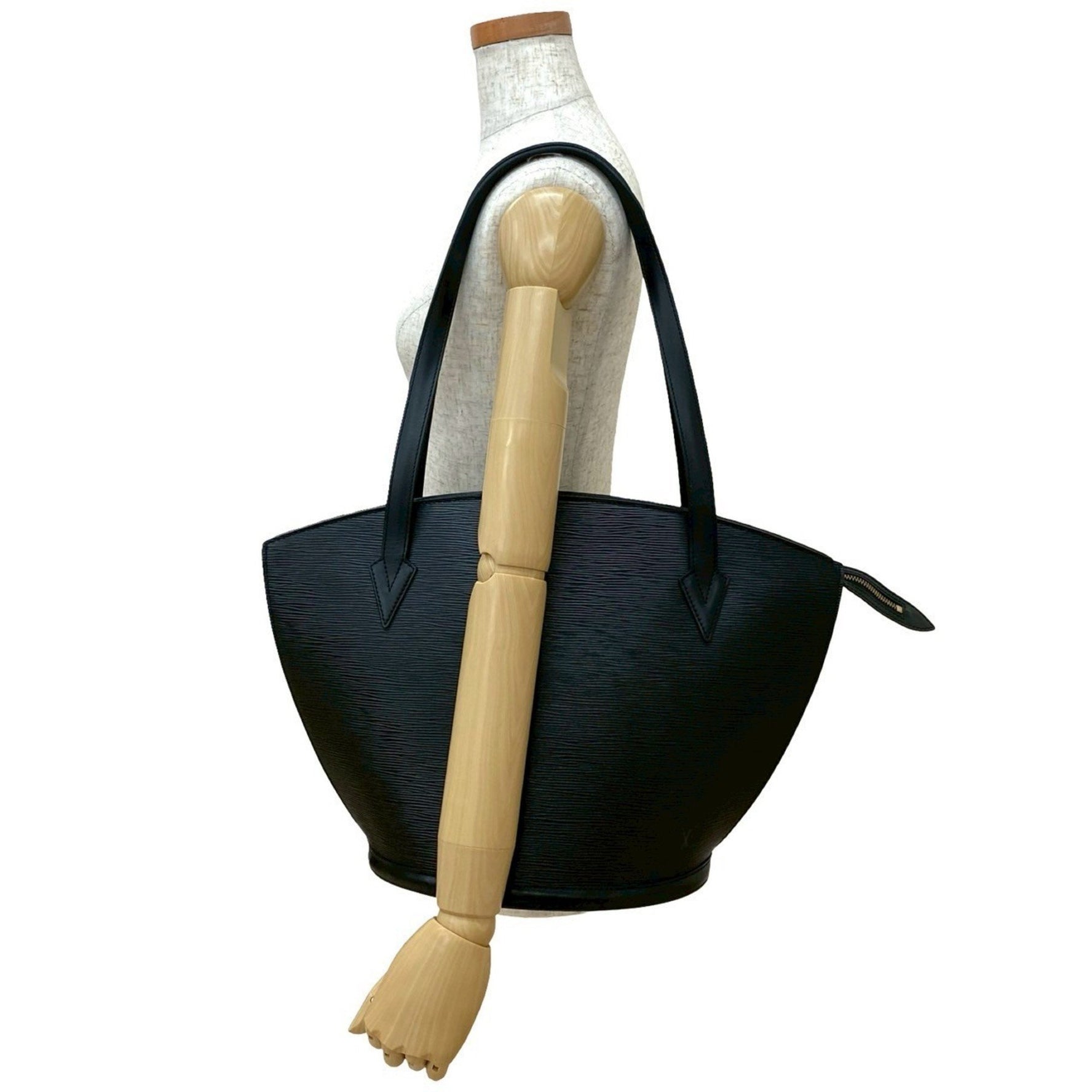 Louis Vuitton Saint-Jacques Shopping Epi Leather Tote Bag in Noir