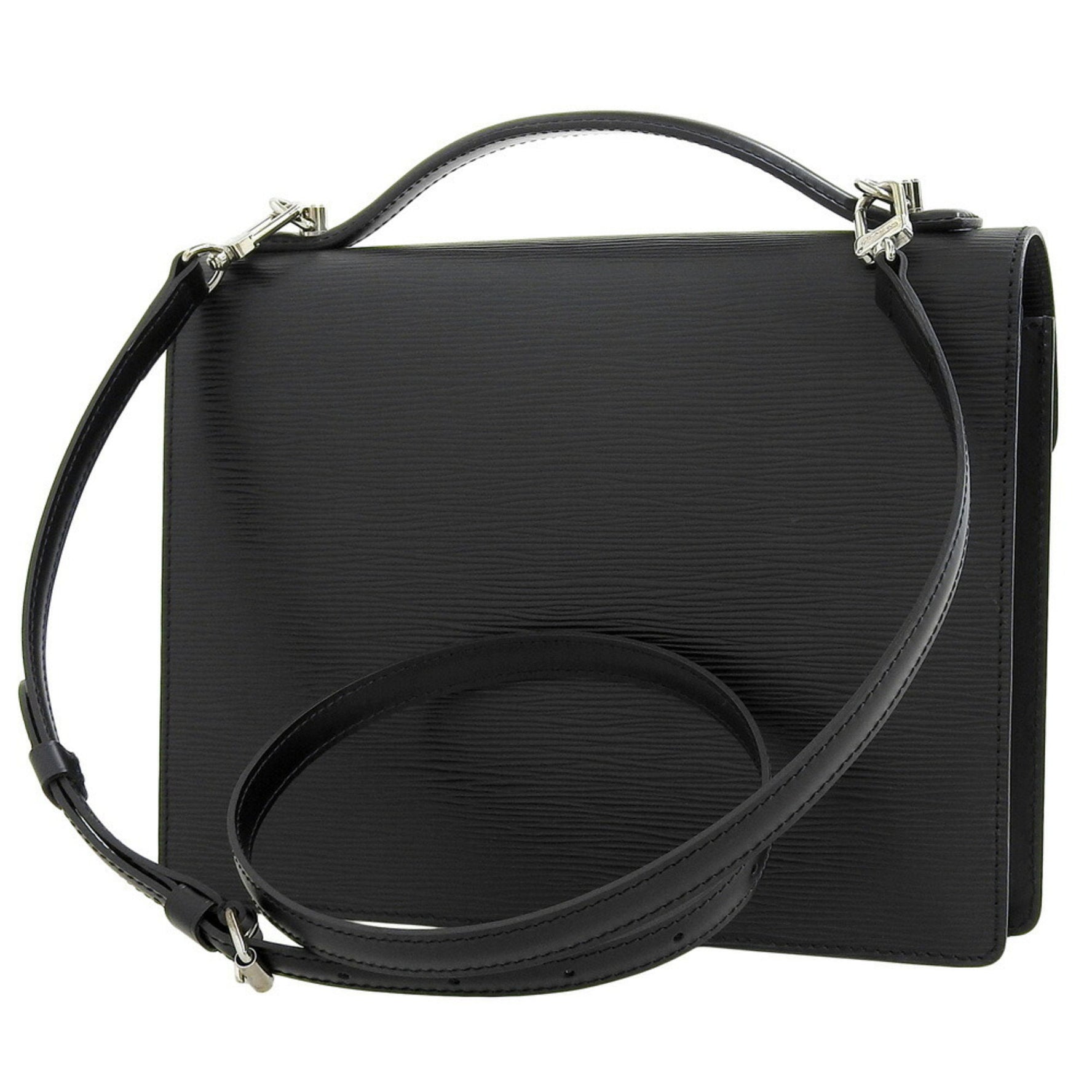 Louis Vuitton Epi Monceau Shoulder Bag Noir