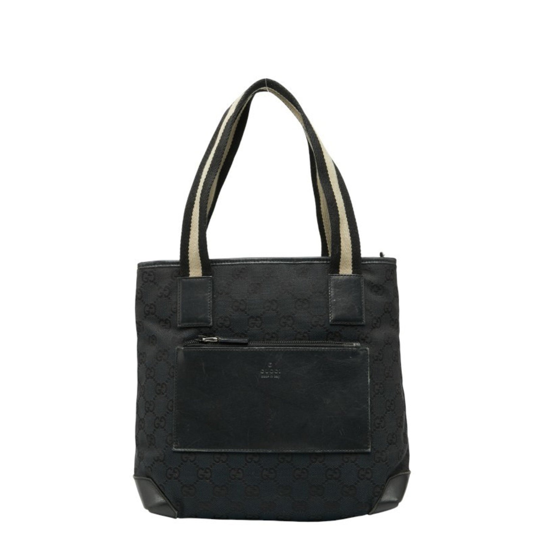 Gucci GG Canvas Handbag 019 0402 Leather