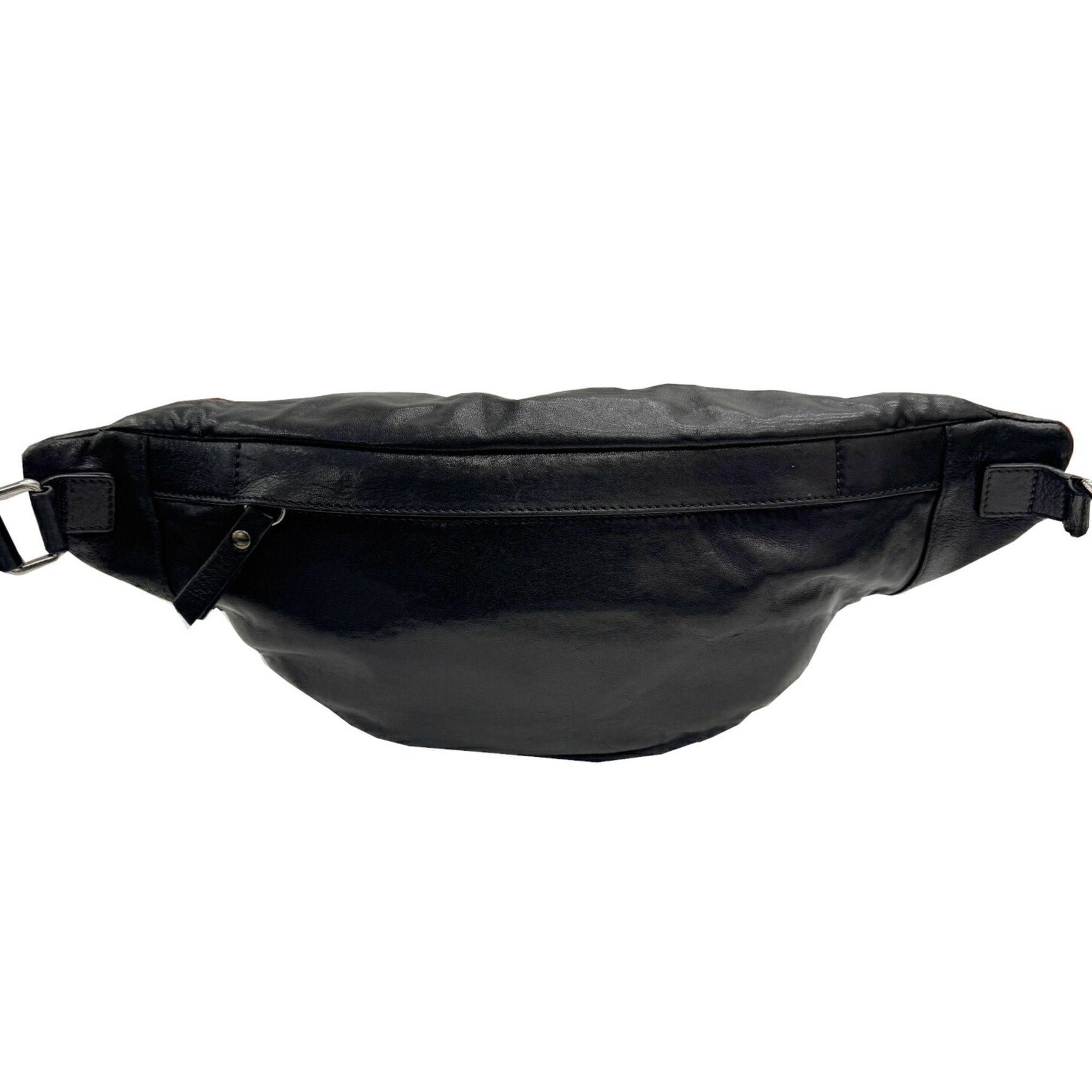 Jimmy Choo Finsley Waist Bag Belt Star Studs Leather Men's