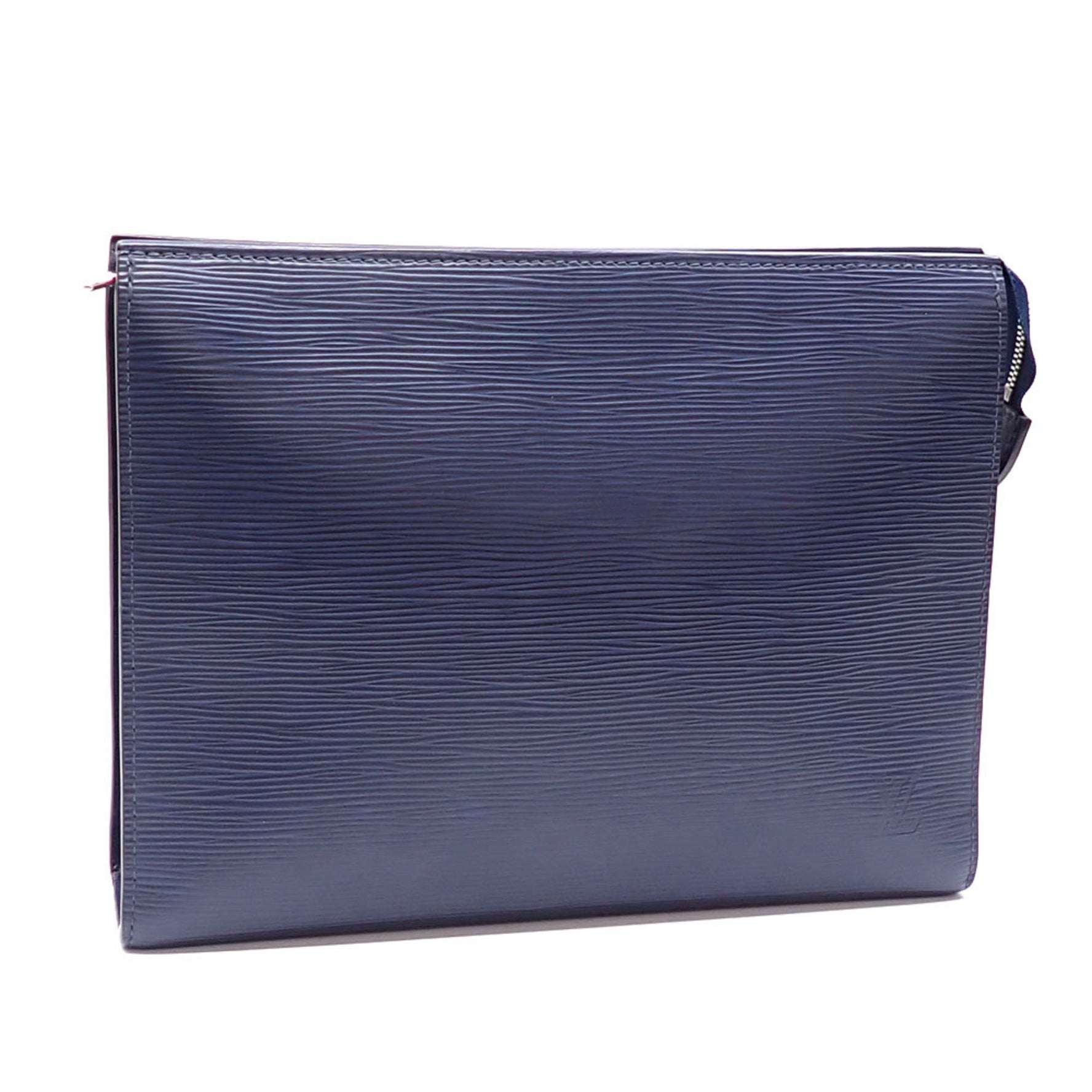 Louis Vuitton Epi Poche Toilette Clutch Bag, Size 26, Indigo Blue, Second Hand