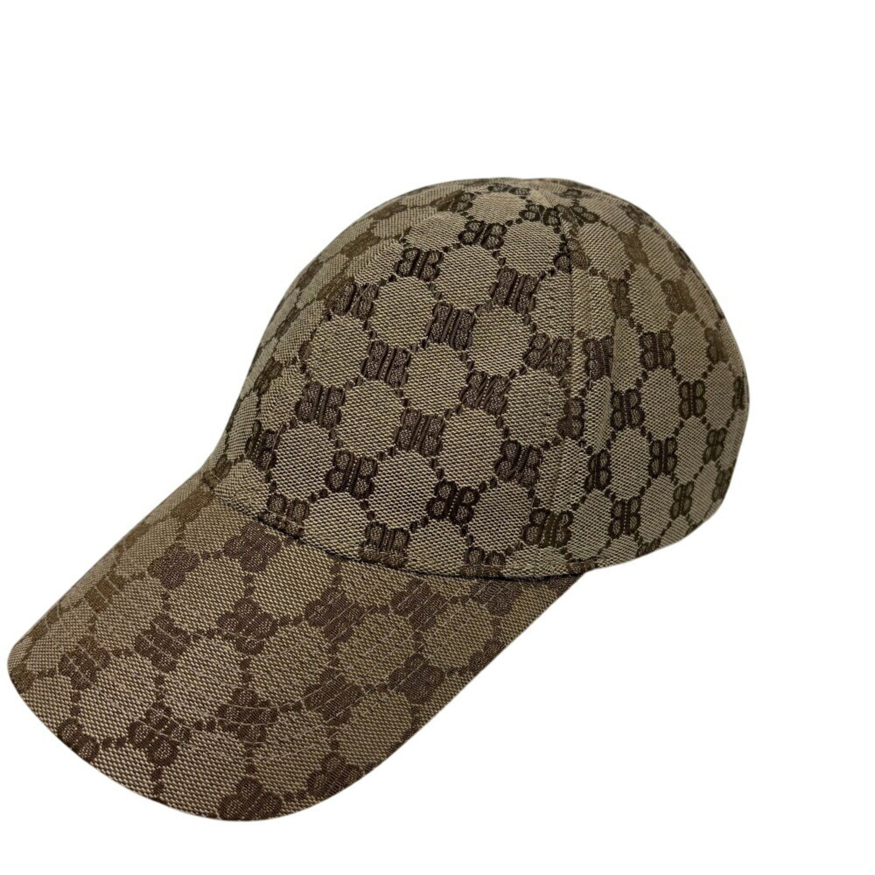 GUCCI Balenciaga Collaboration Hacker Project BB Cap Brown Unisex