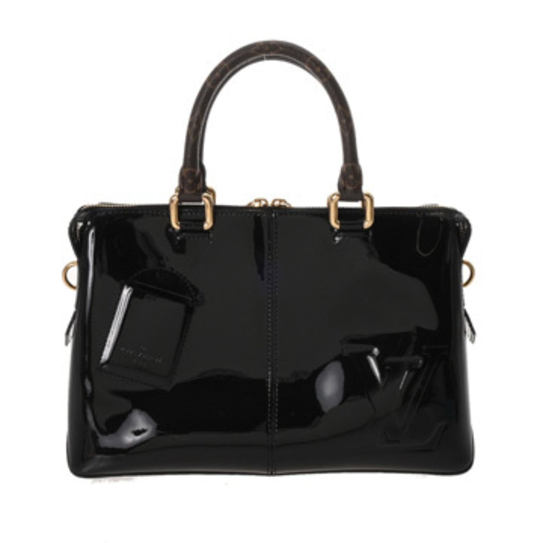 LOUIS VUITTON Monogram Vernis Tote Miroir Handbag, AB Rank, Pre-Owned, Ginzo