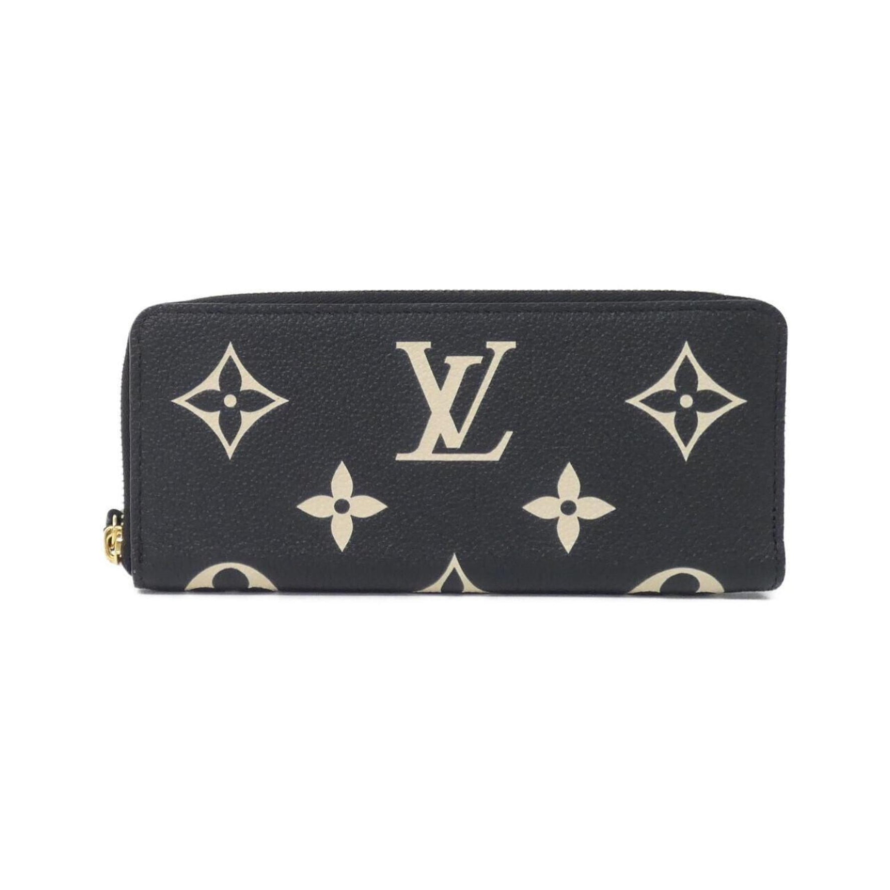 Louis Vuitton Bicolor Monogram Empreinte Portefeuille Clemence Wallet