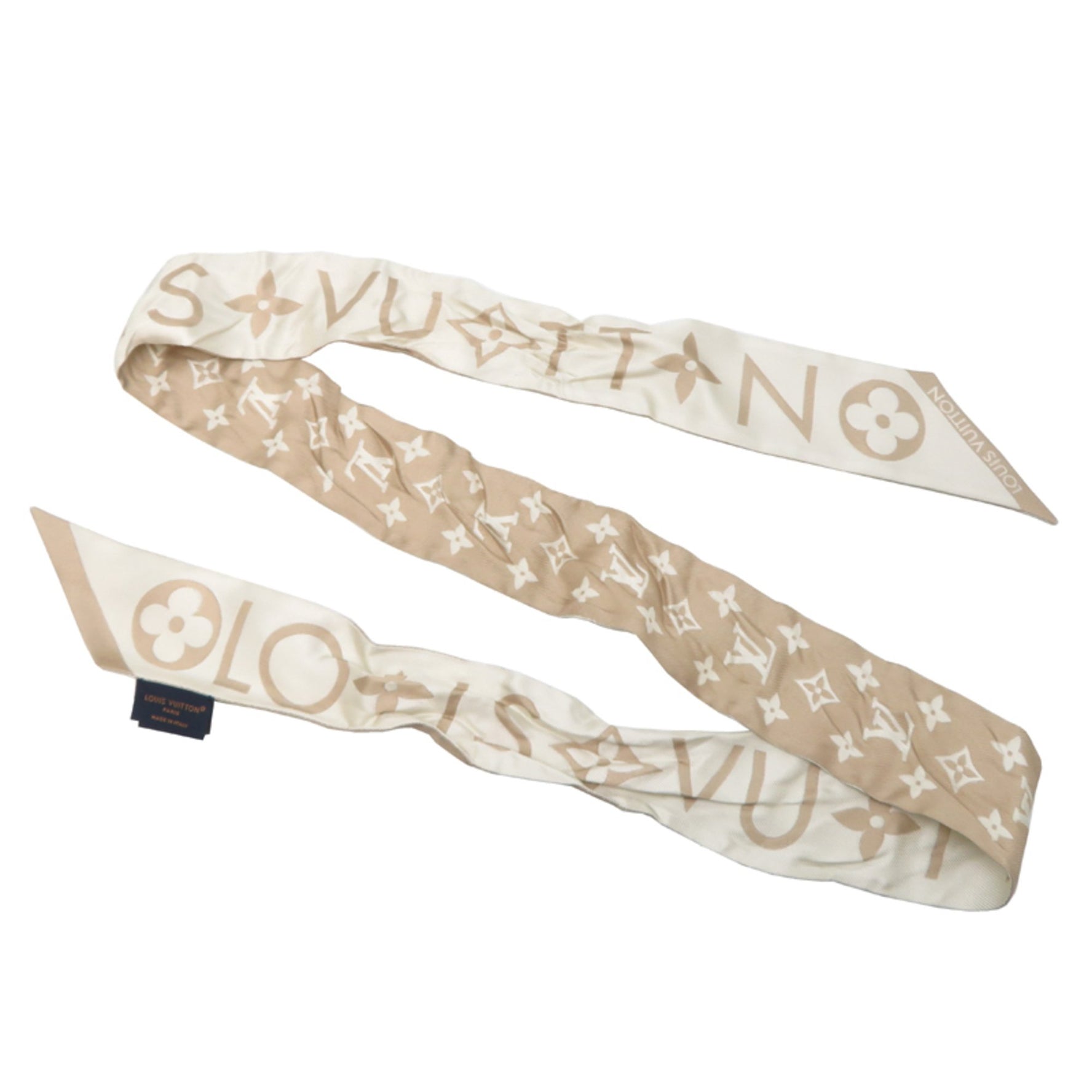 Louis Vuitton Bandeau Scarf Muffler 100% Silk