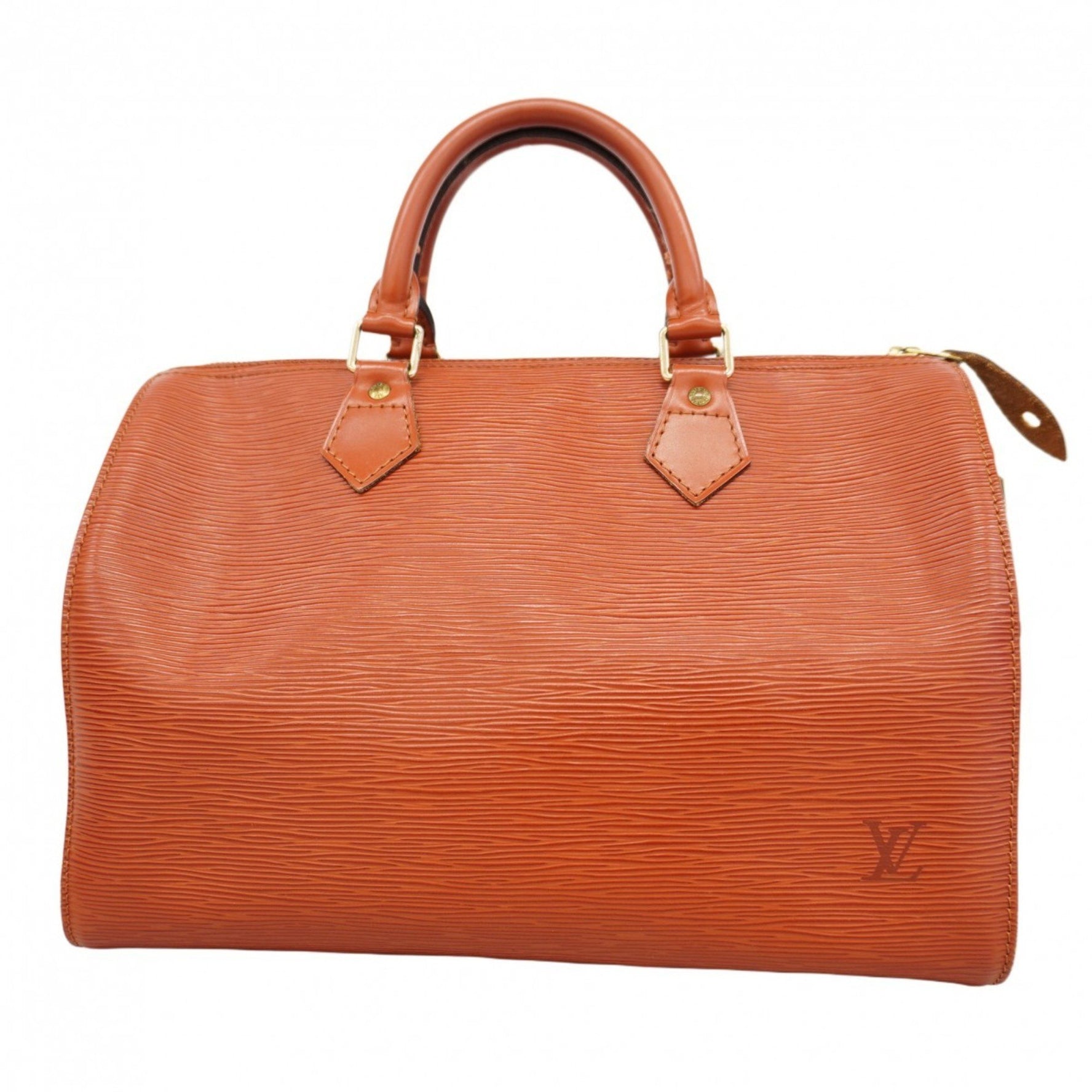 Louis Vuitton Epi Speedy 30 Handbag M43003 Kenya Brown Women's