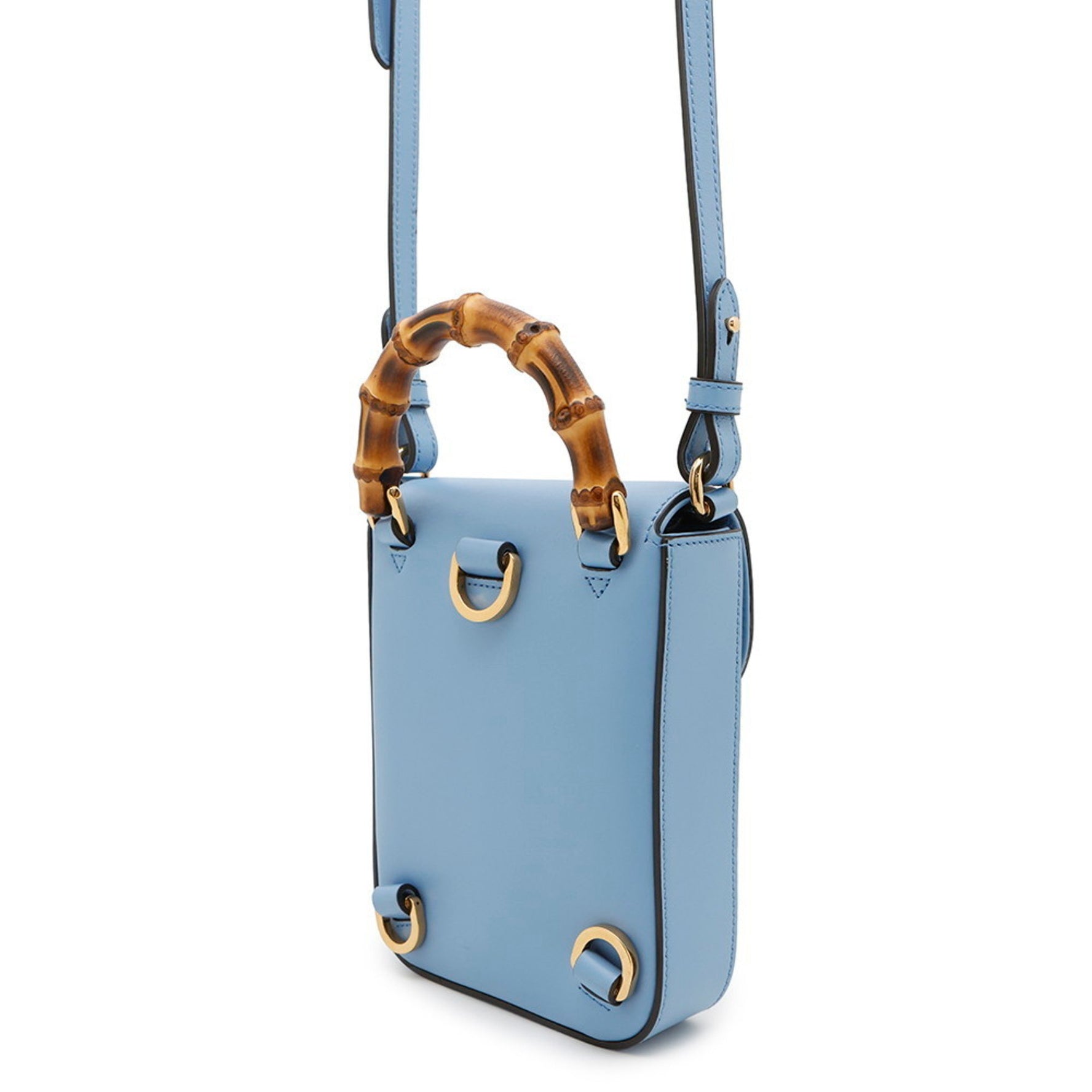 Gucci Bamboo Mini Leather Shoulder Bag GUCCI 3-way bag